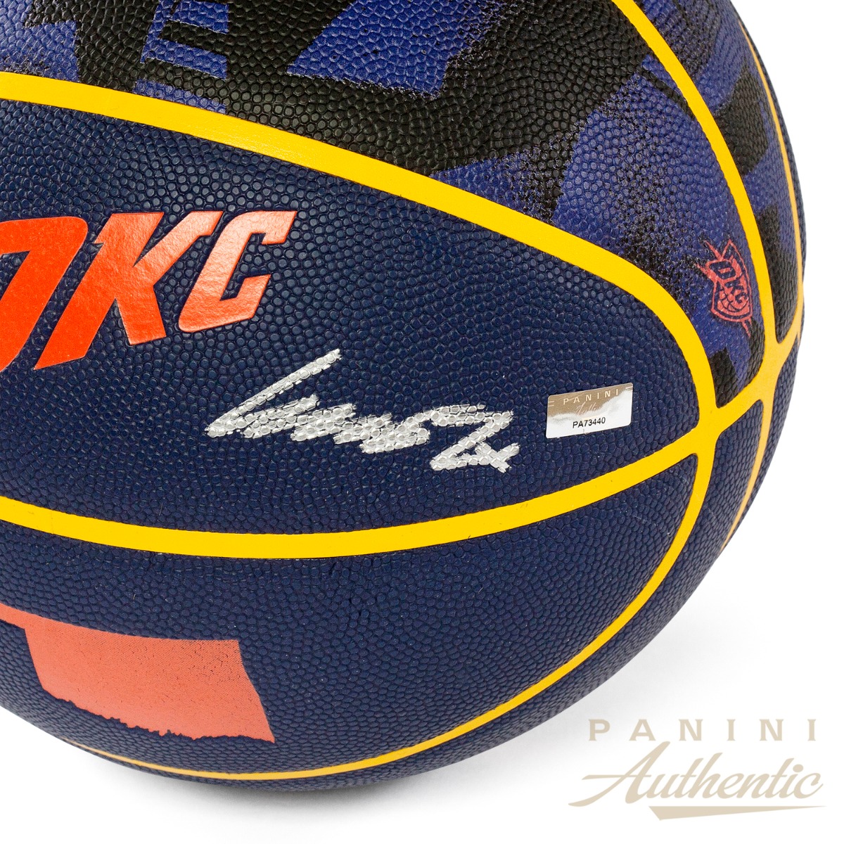 Cason Wallace Autographed 2023-24 Oklahoma City Thunder Wilson City Edition Collectors Basketball ~Open Edition Item~