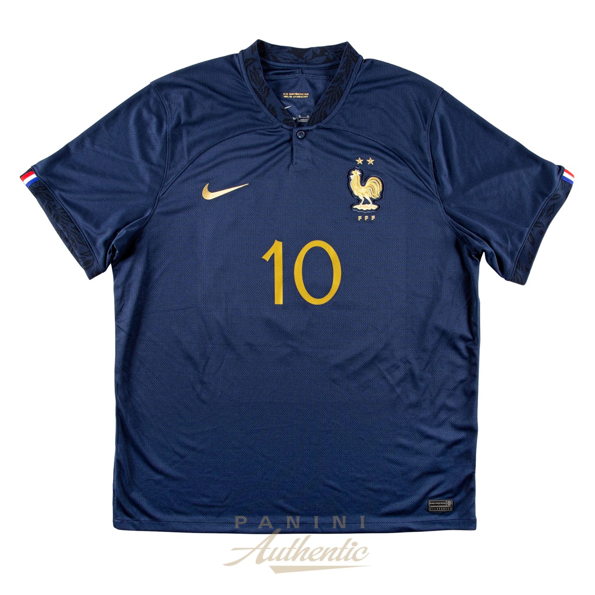 Kylian Mbappe Autographed 2022 France National Team Replica Navy Blue Home Jersey ~Open Edition Item~