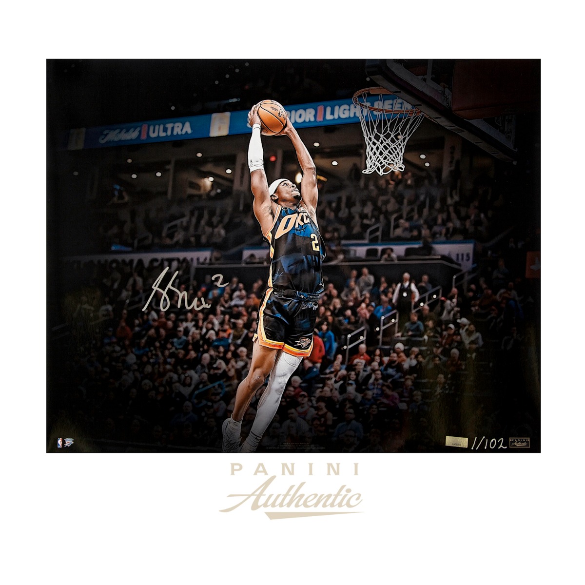 Shai Gilgeous-Alexander Autographed 16x20