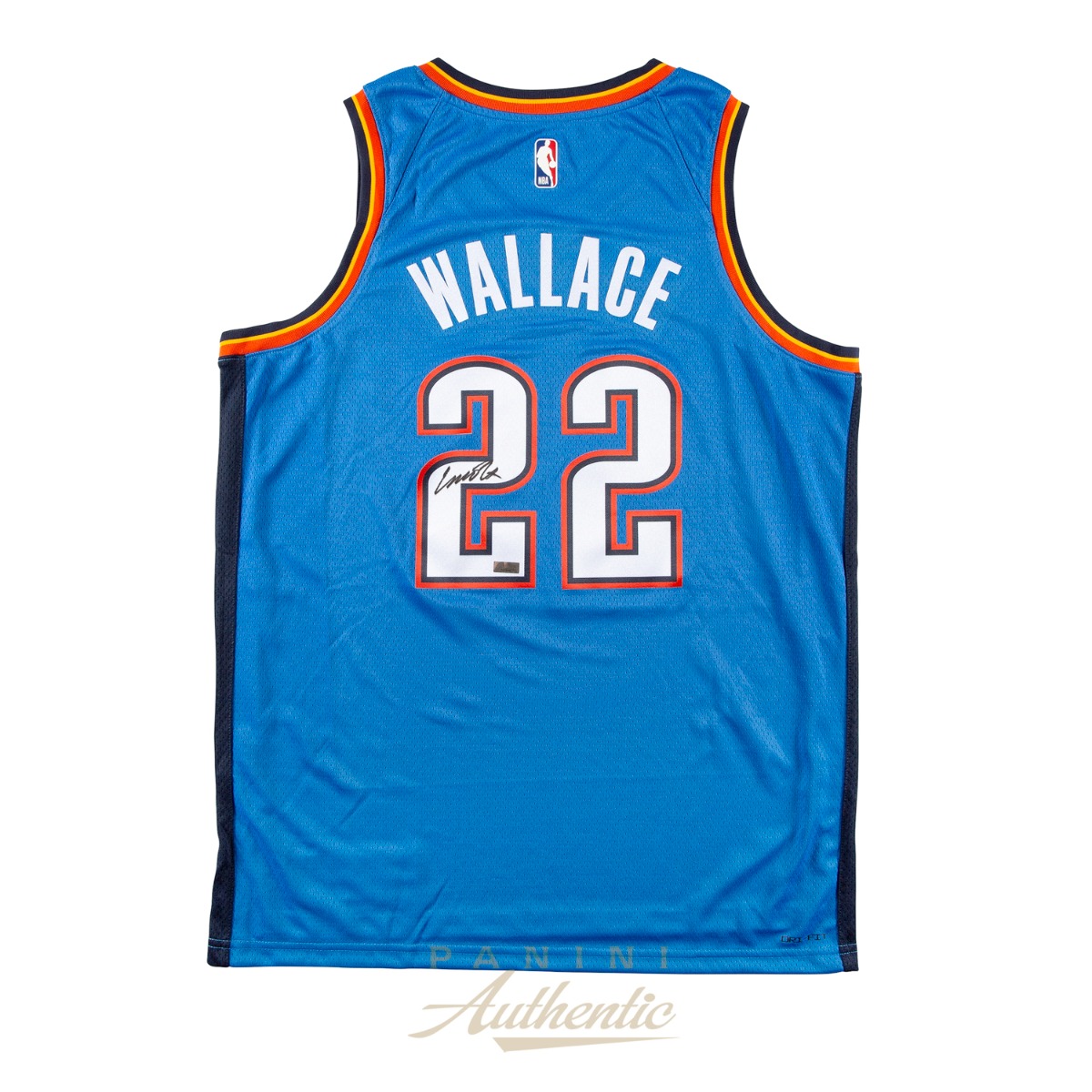 Cason Wallace Autographed Oklahoma City Thunder Blue Swingman Jersey ~Open Edition Item~