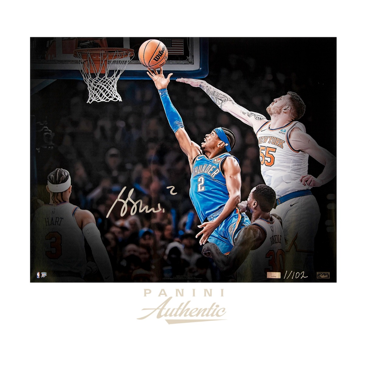 Shai Gilgeous-Alexander Autographed 16x20