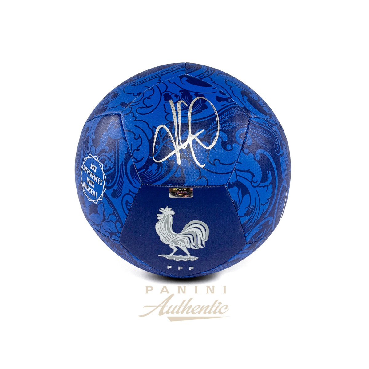 Kylian Mbappe Autographed Blue French Football Federation National Team Pitch Soccer Ball ~Open Edition Item~