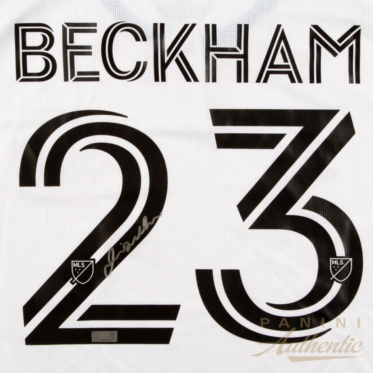 David Beckham Autographed White Inter Miami CF Adidas Authentic Jersey ~Open Edition Item~