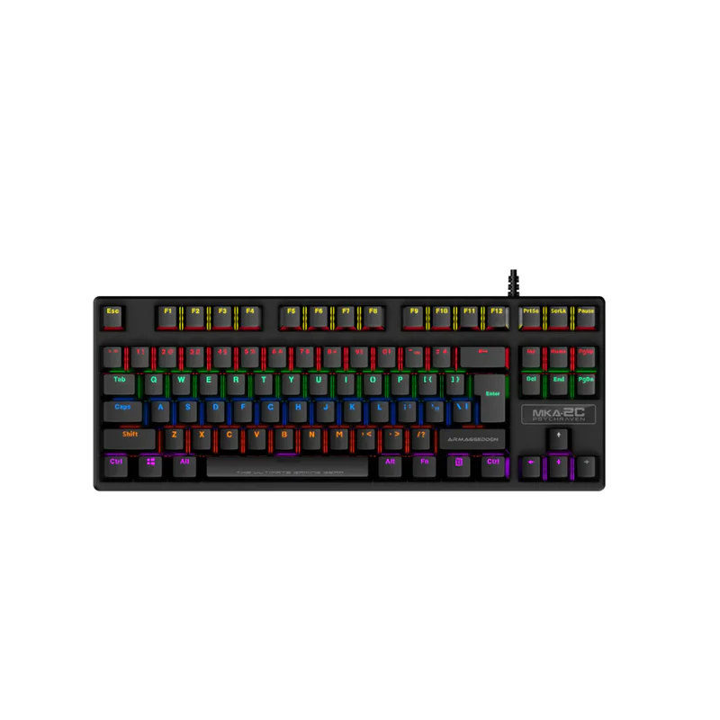 Armaggeddon MKA-2C Psychraven Mechanical Keyboard (Brandnew, Sealed)