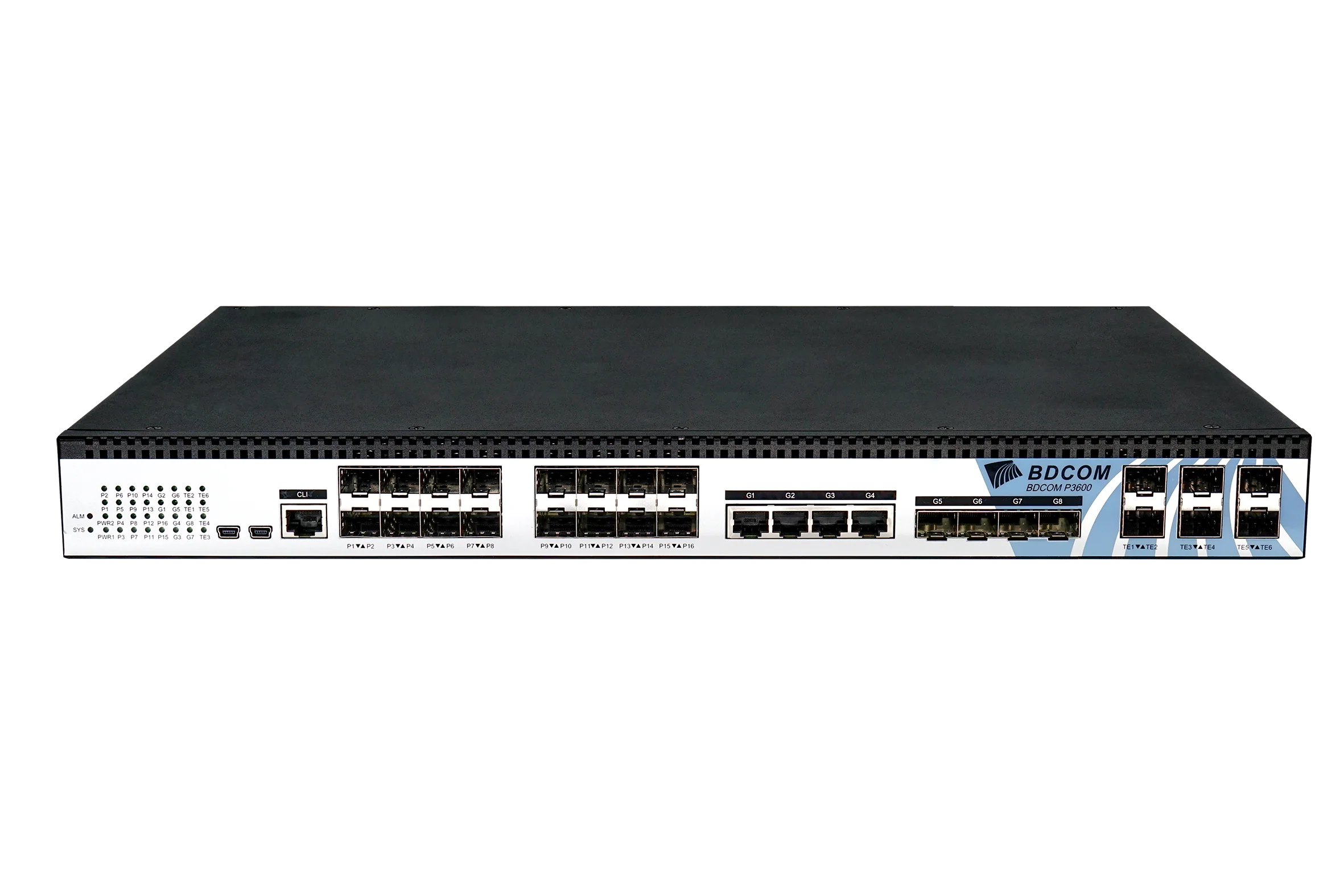 BDCOM 16 Port EPON L3 OLT Headend - Dual Hot-Swap PSU