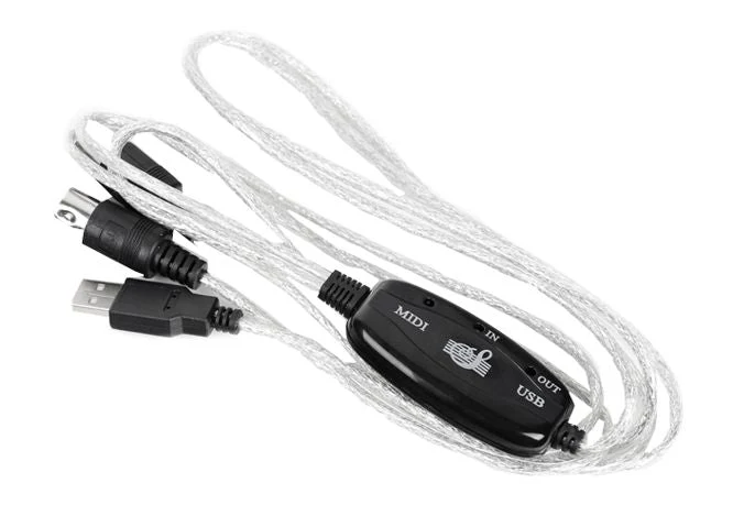 Usb cable conv pc to music keyboard adpapter midi