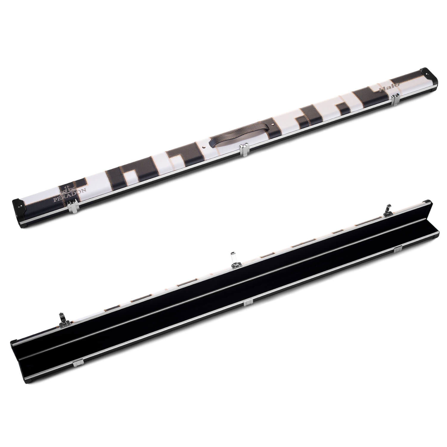 Peradon Black & White Halo Case for 3/4-Joint Cue