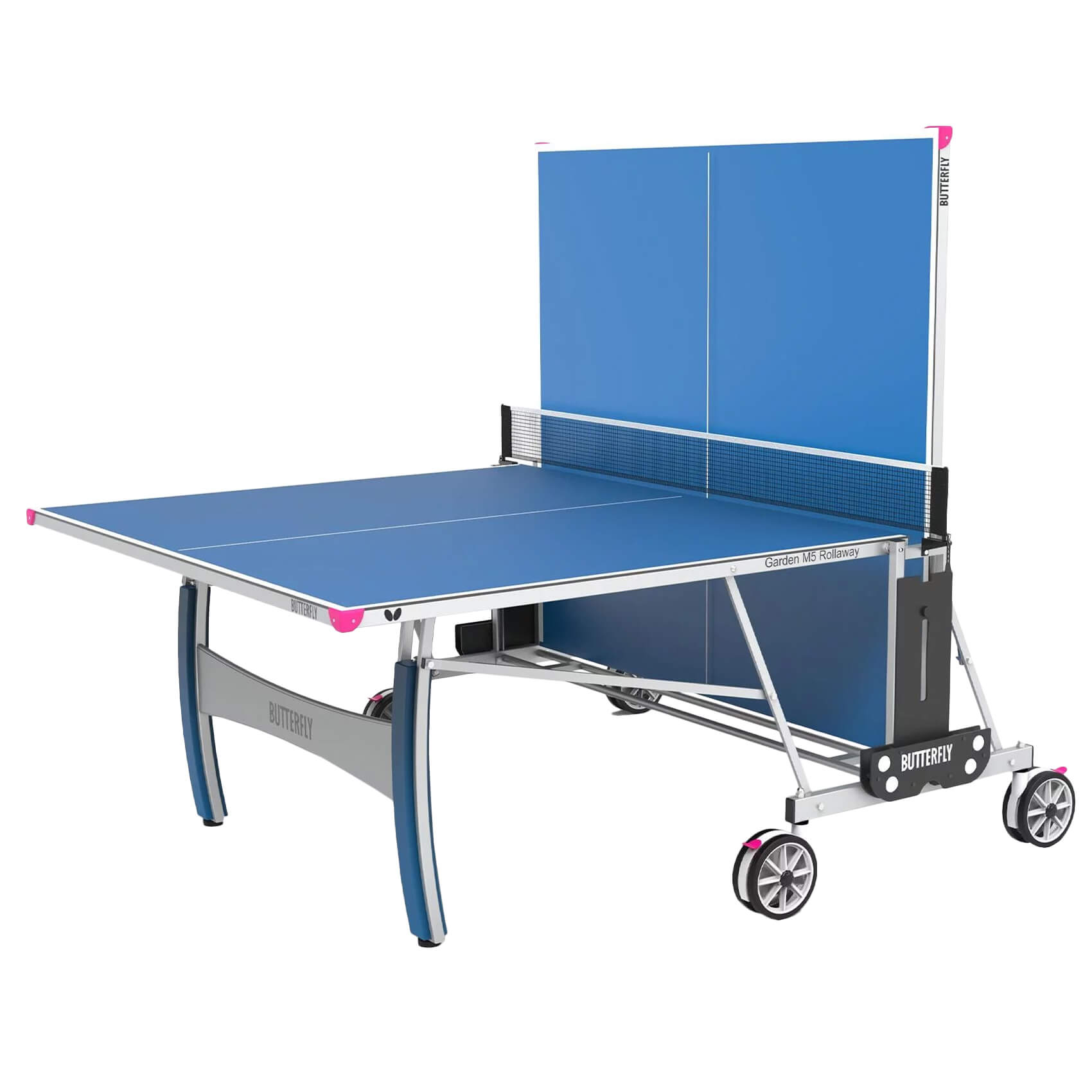 Butterfly Garden M5 Rollaway Outdoor Table Tennis Table