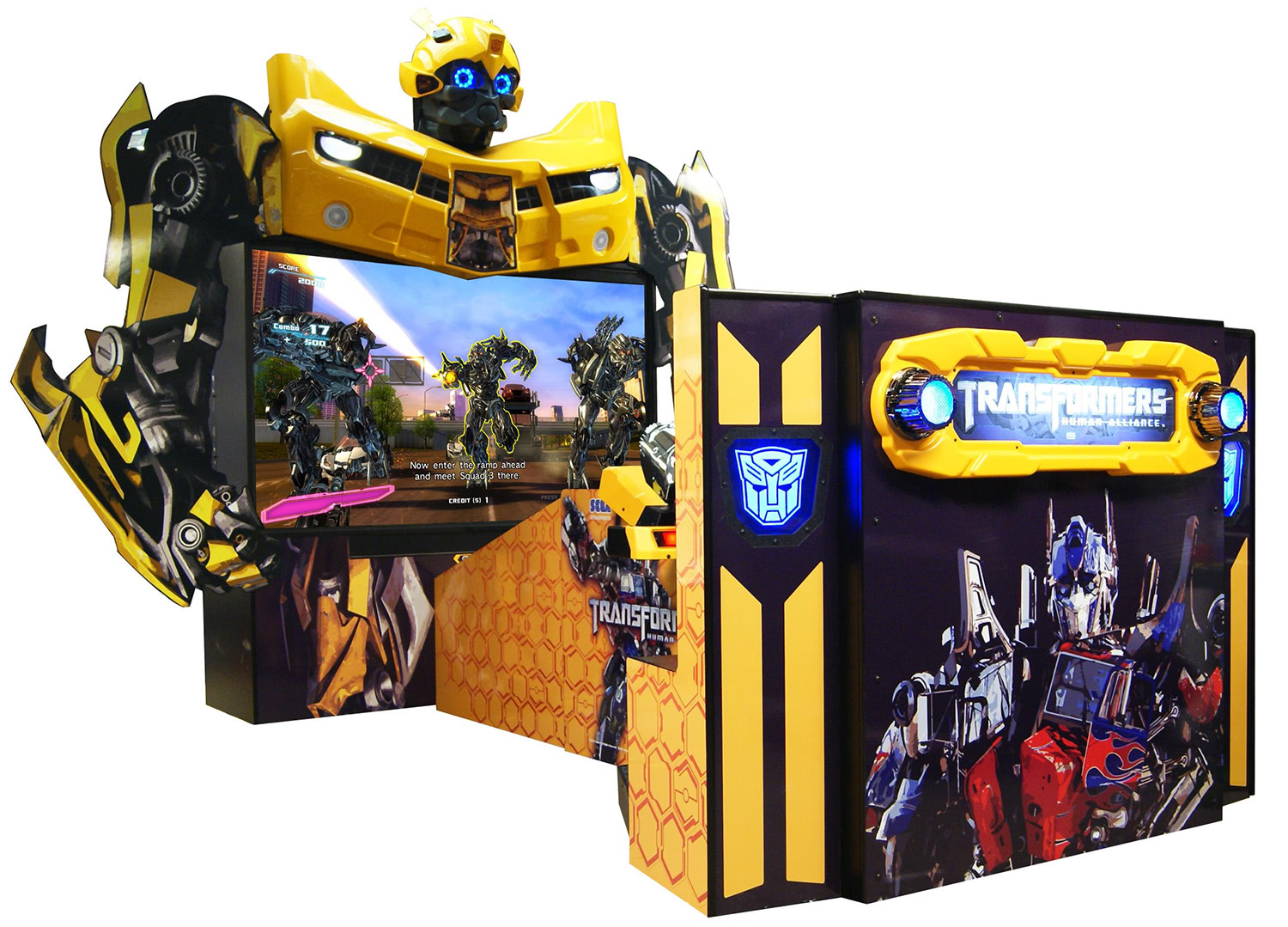 Sega Transformers Human Alliance Arcade Machine