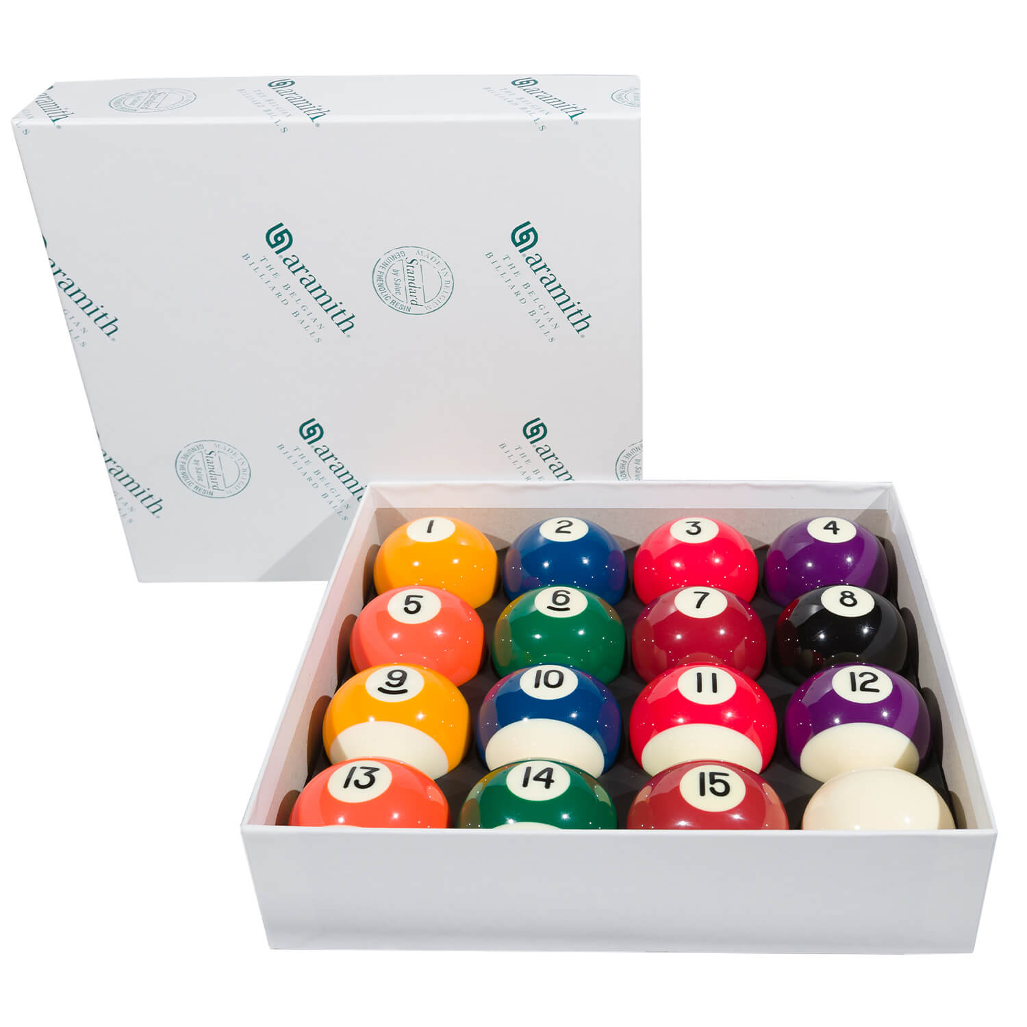 Aramith 2'' Spots & Stripes Pool Ball Set