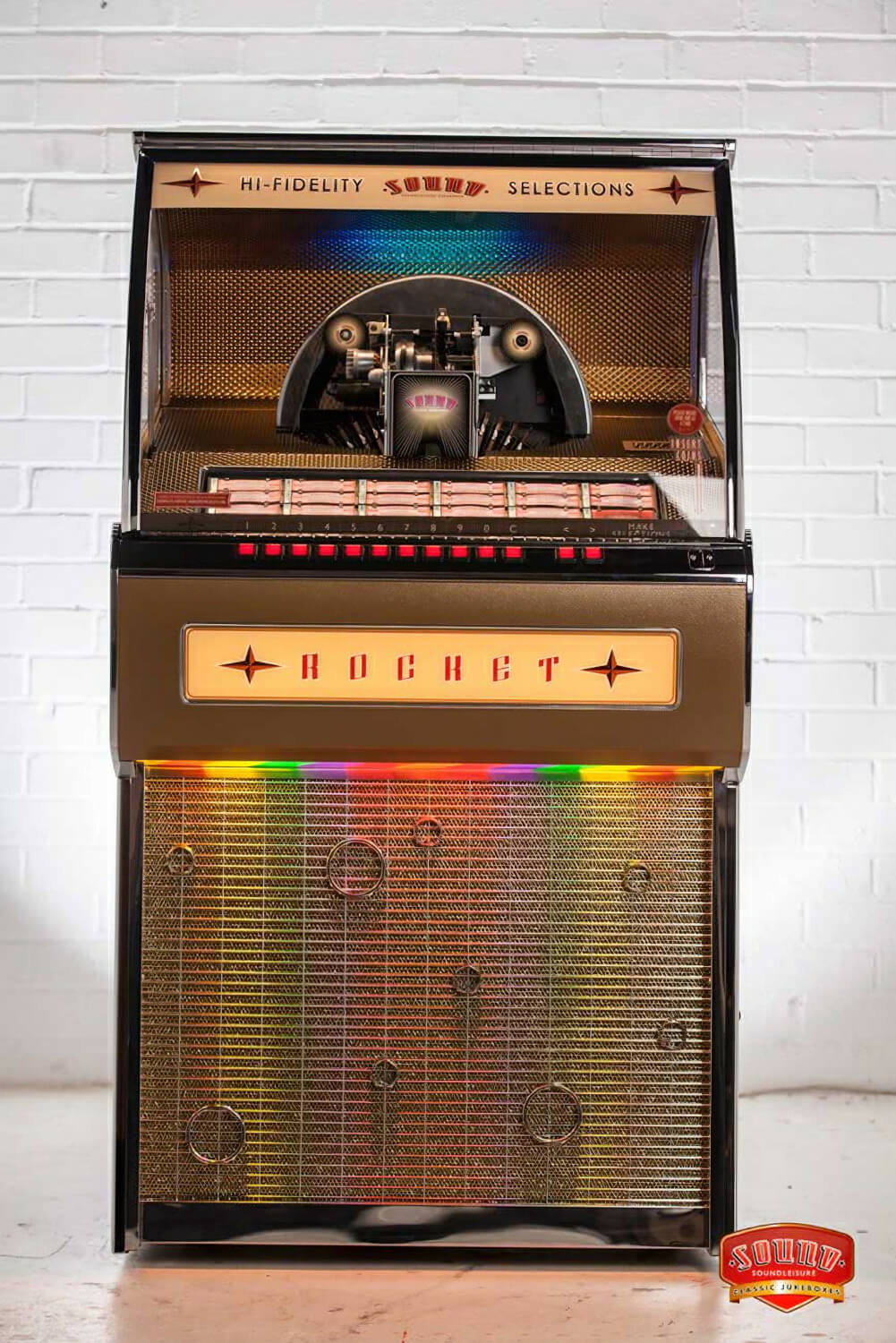 Sound Leisure Rocket Vinyl Jukebox