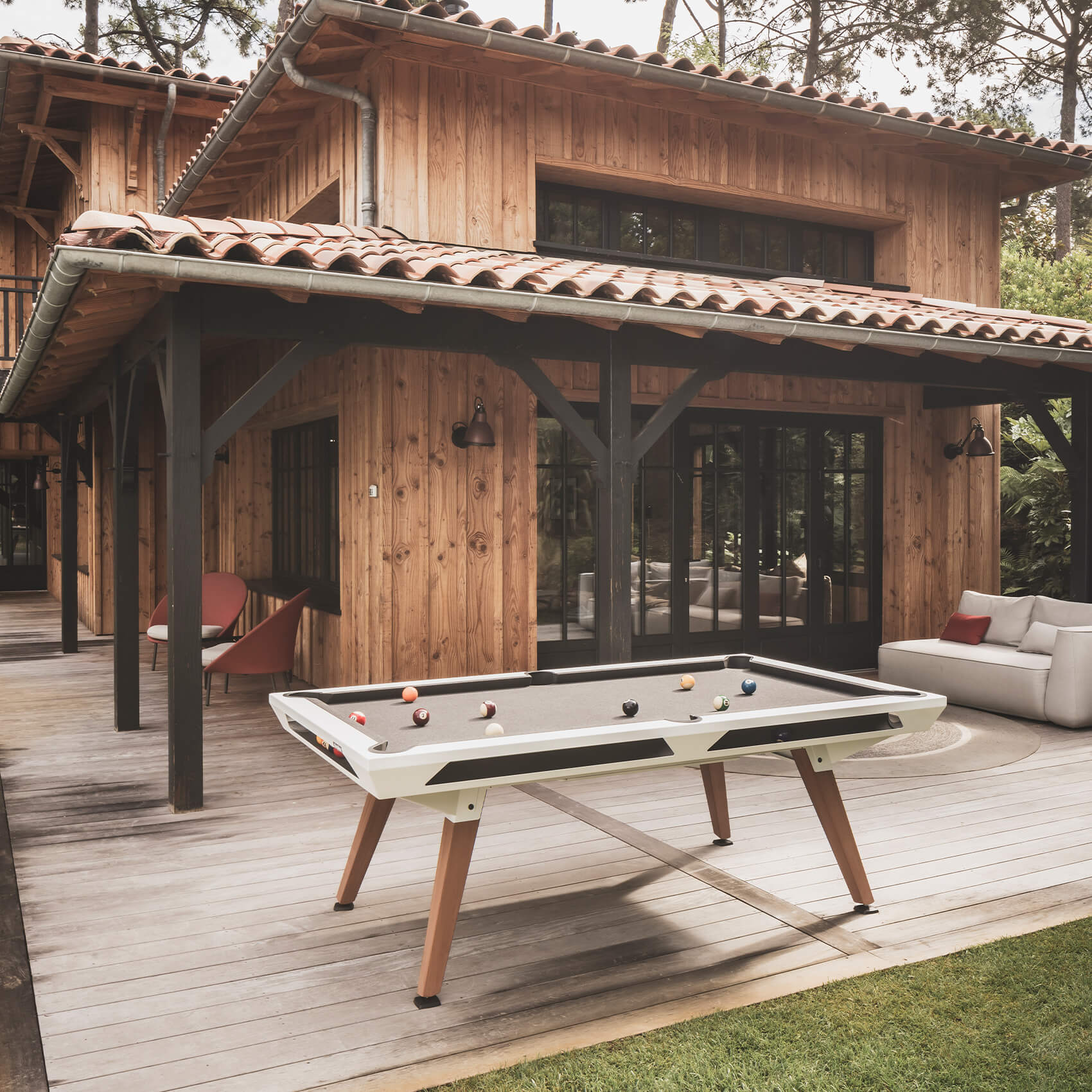 Cornilleau Origin 7ft Outdoor/Indoor American Pool Dining Table