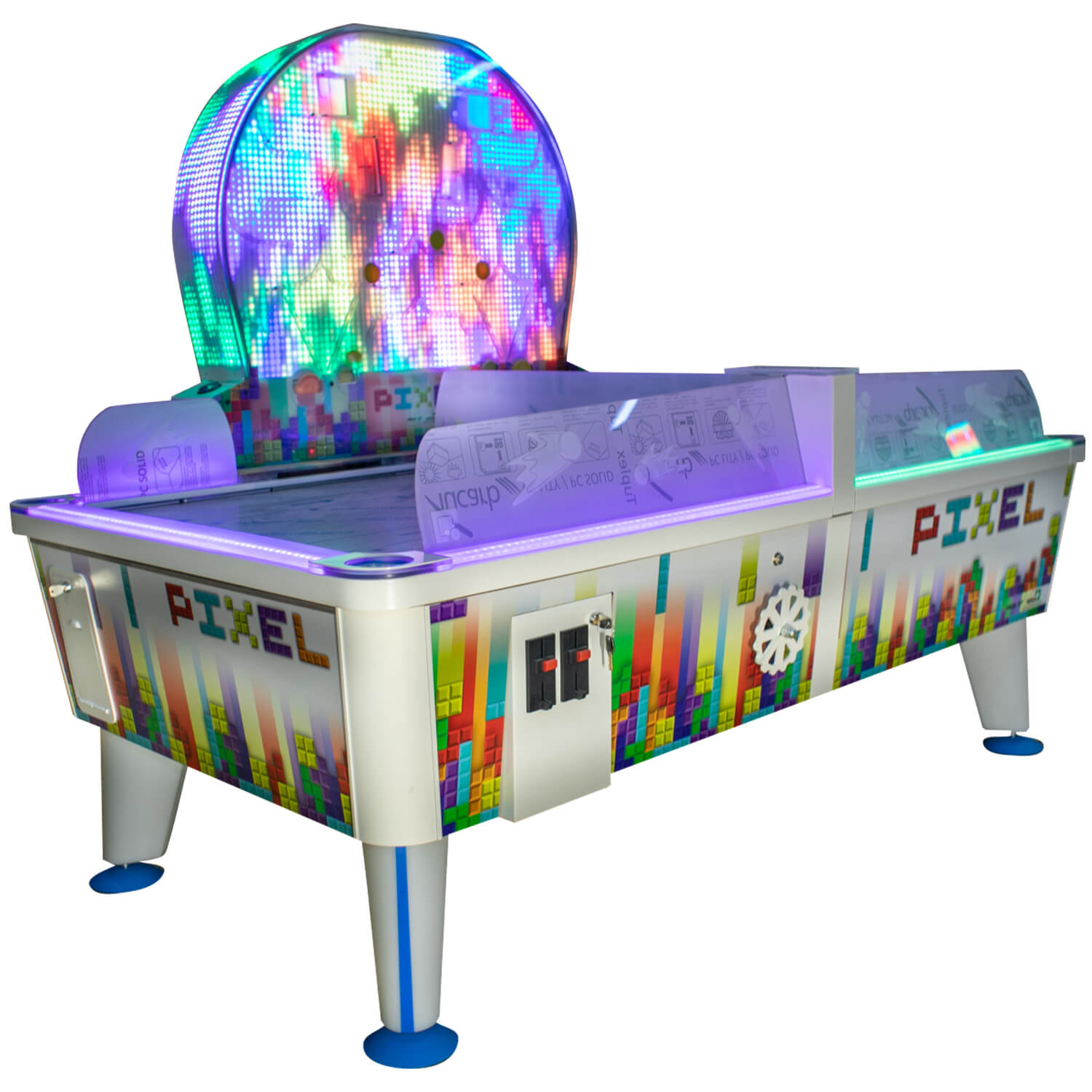 WIK Pixel Multipuck 8ft Air Hockey Table