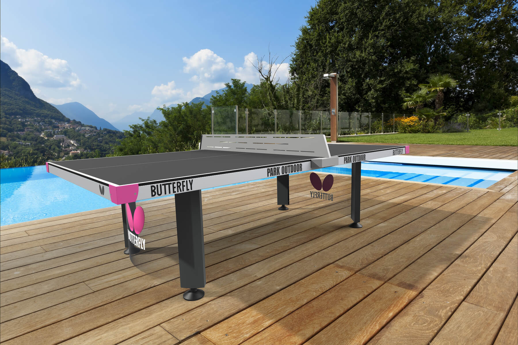 Butterfly Park Outdoor Table Tennis