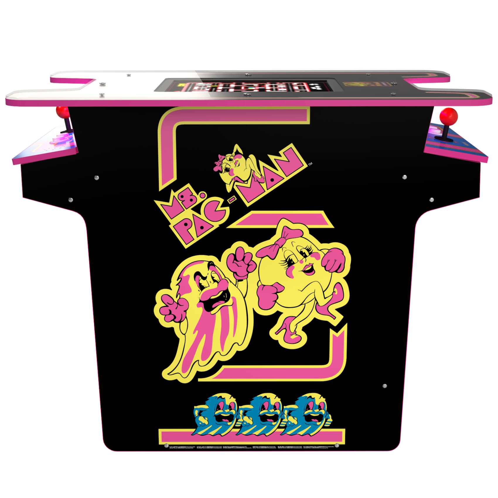 Arcade1Up Ms. Pac-Man 40th Anniversary Cocktail Arcade Table