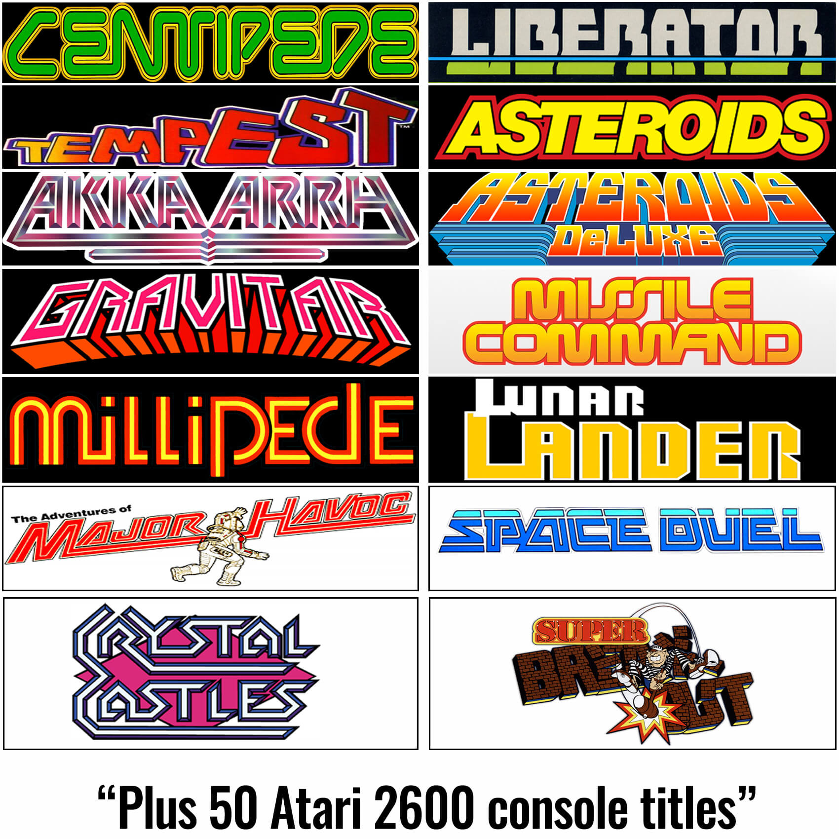 Atari 50th Anniversary Deluxe Multi Game Arcade Machine by Arcade1Up