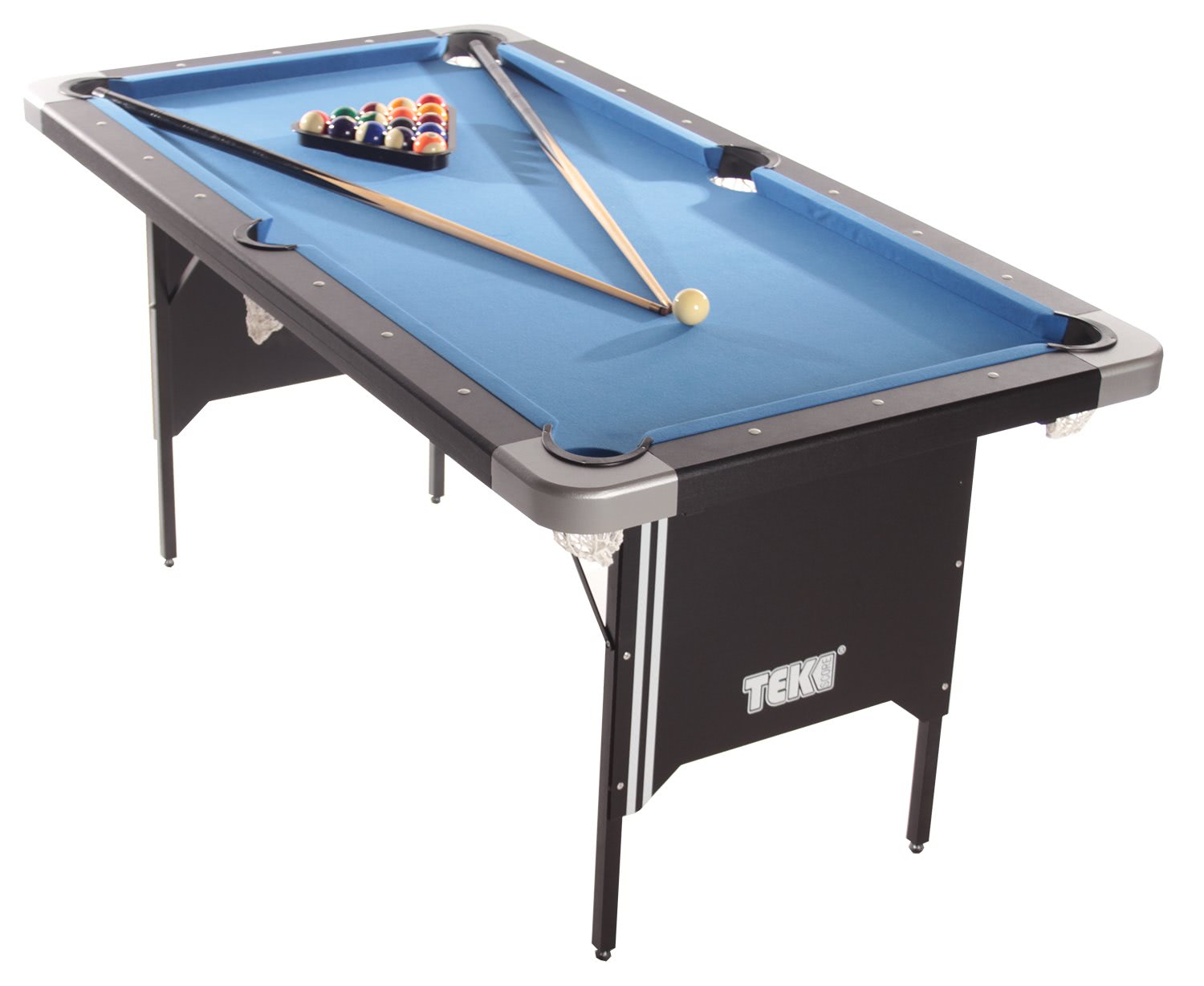 Tekscore Folding Leg Pool Table & Table Tennis Top