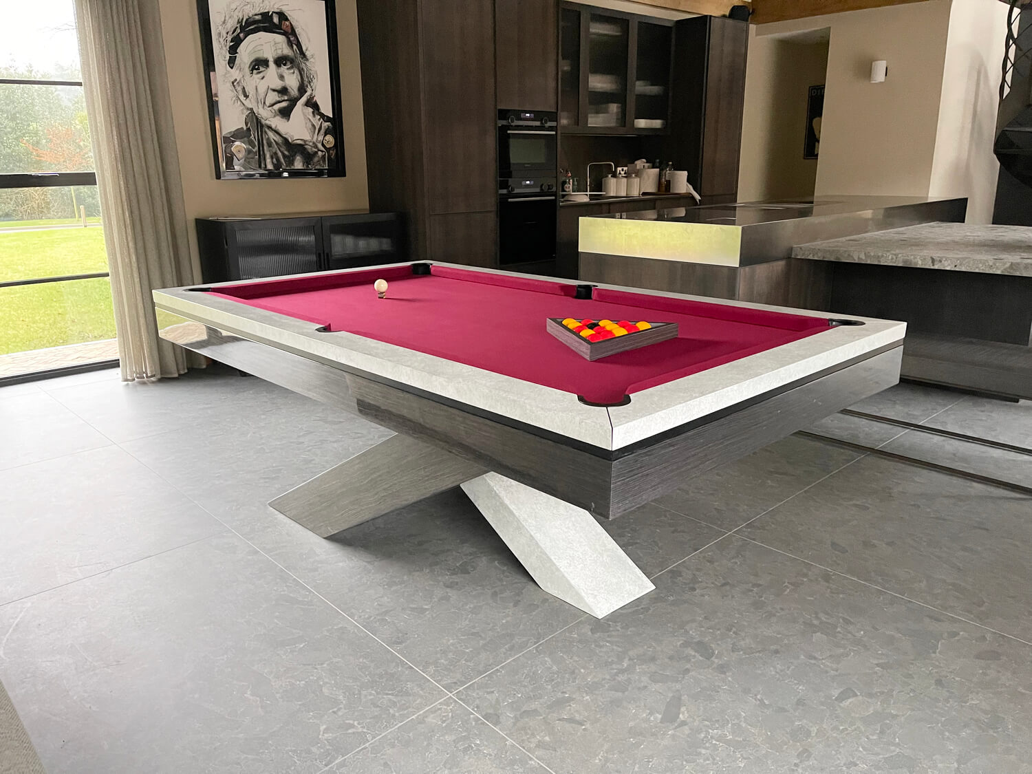 The Olympus Slate Bed Pool Table