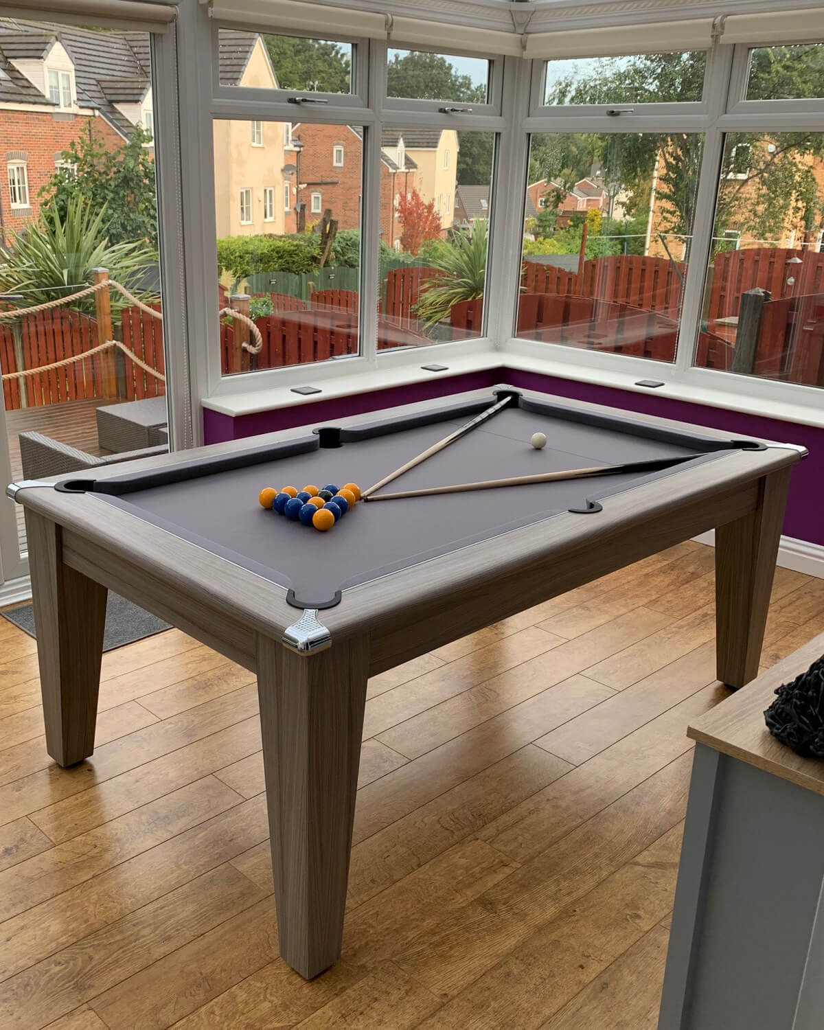 Classic Diner Slate Bed Pool Dining Table