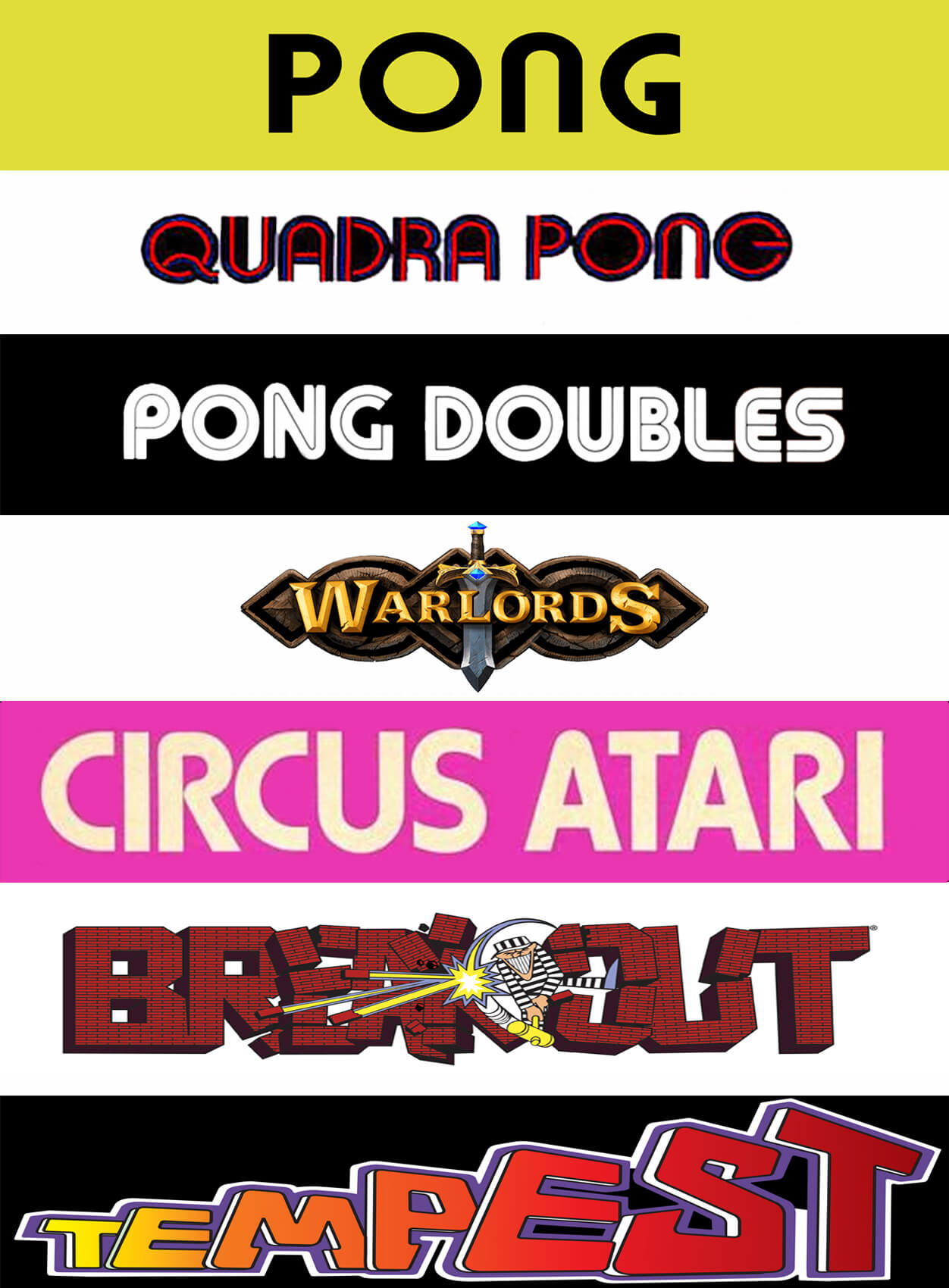 Arcade1Up Pong 4-Player Multi Game Cocktail Arcade Machine