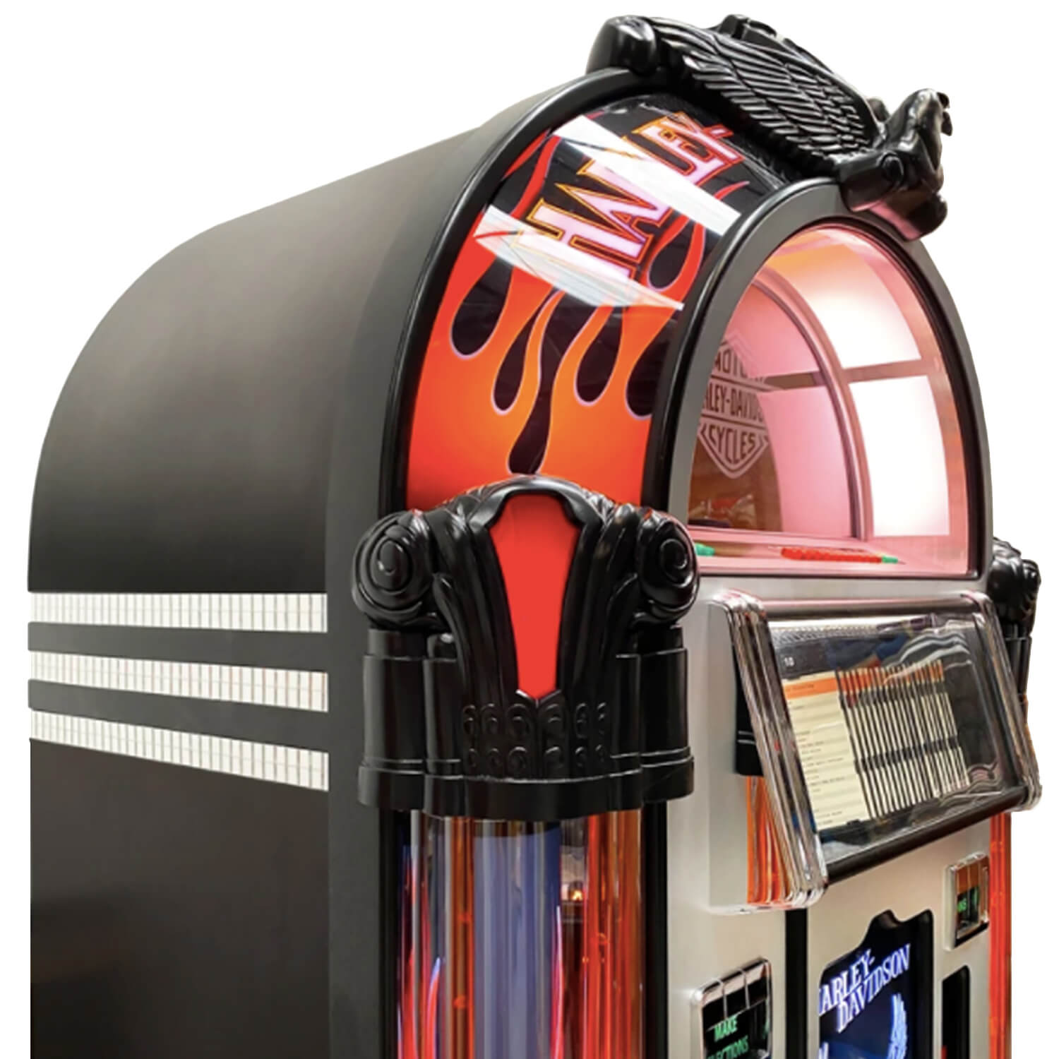 Rock-Ola Harley-Davidson Flames CD Jukebox