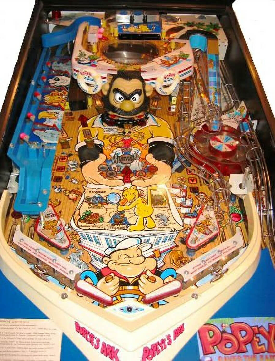 Popeye Saves The World Pinball Machine