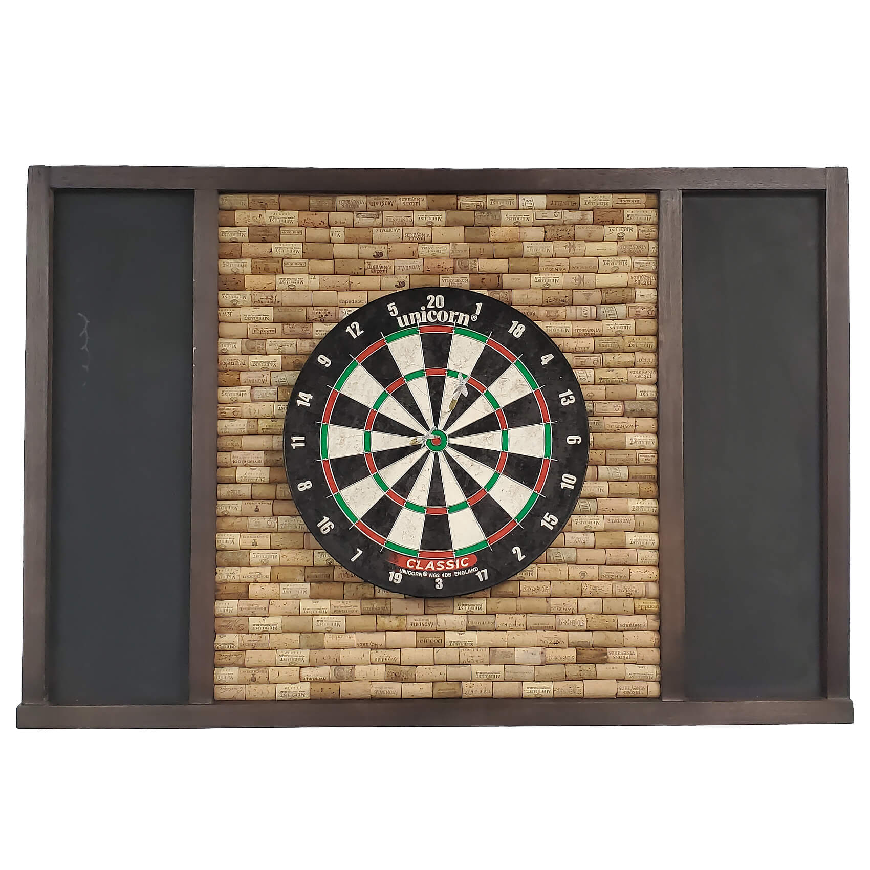 Wine Cork Darts Backboard with Optional Dartboard
