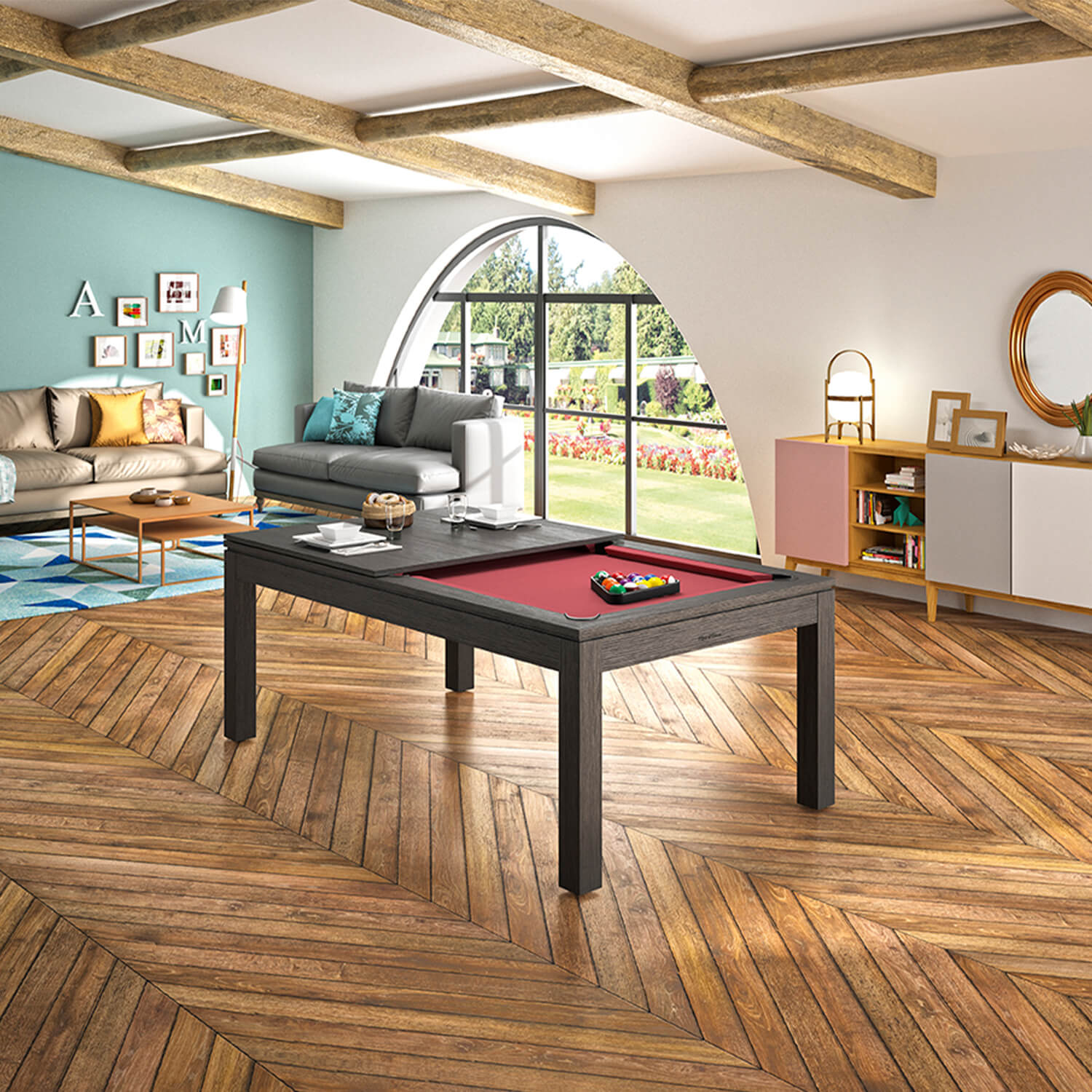 Rene Pierre Charme 6ft American Slate Bed Pool Table