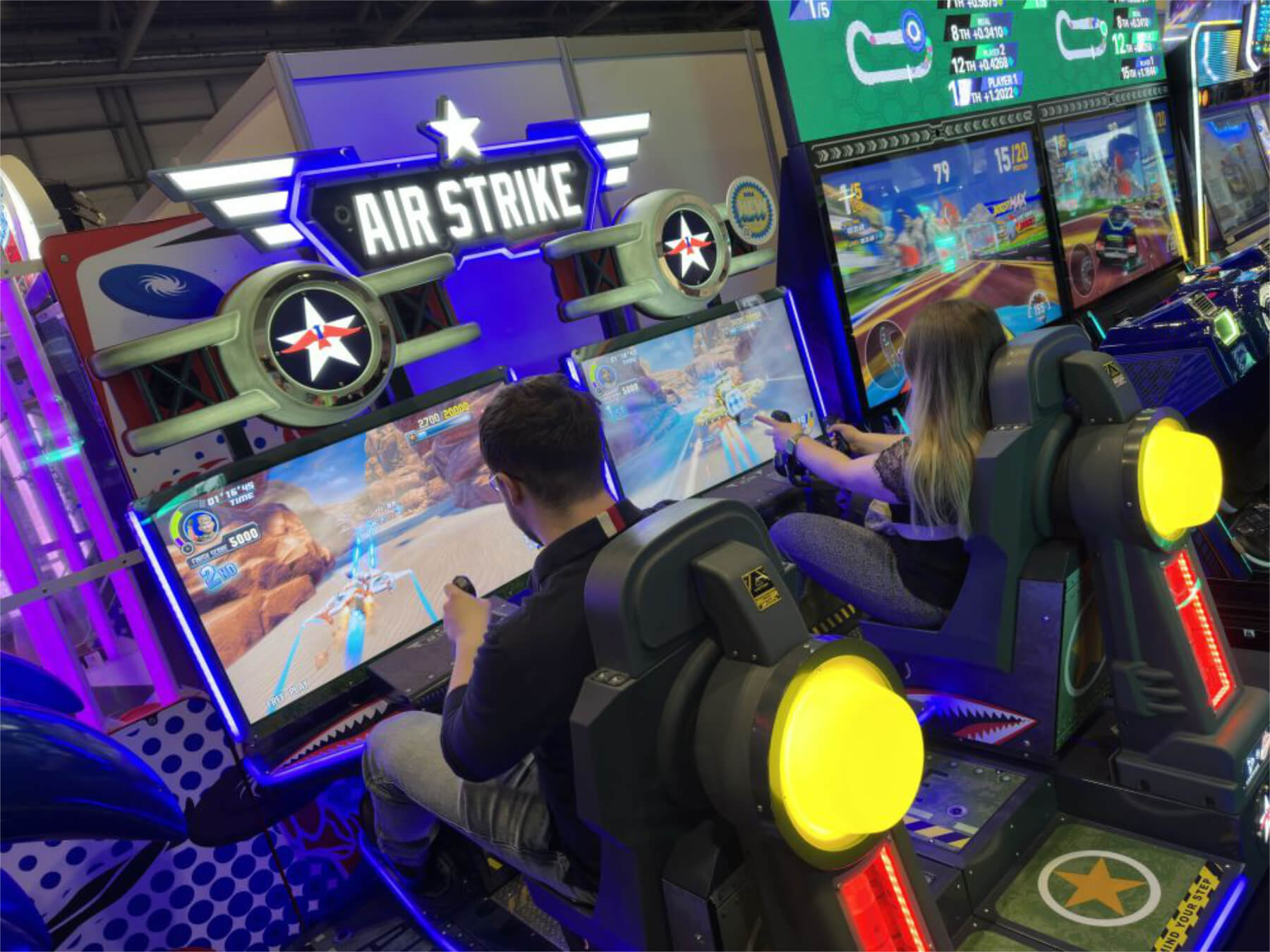 LAI Airstrike Twin Arcade Machine