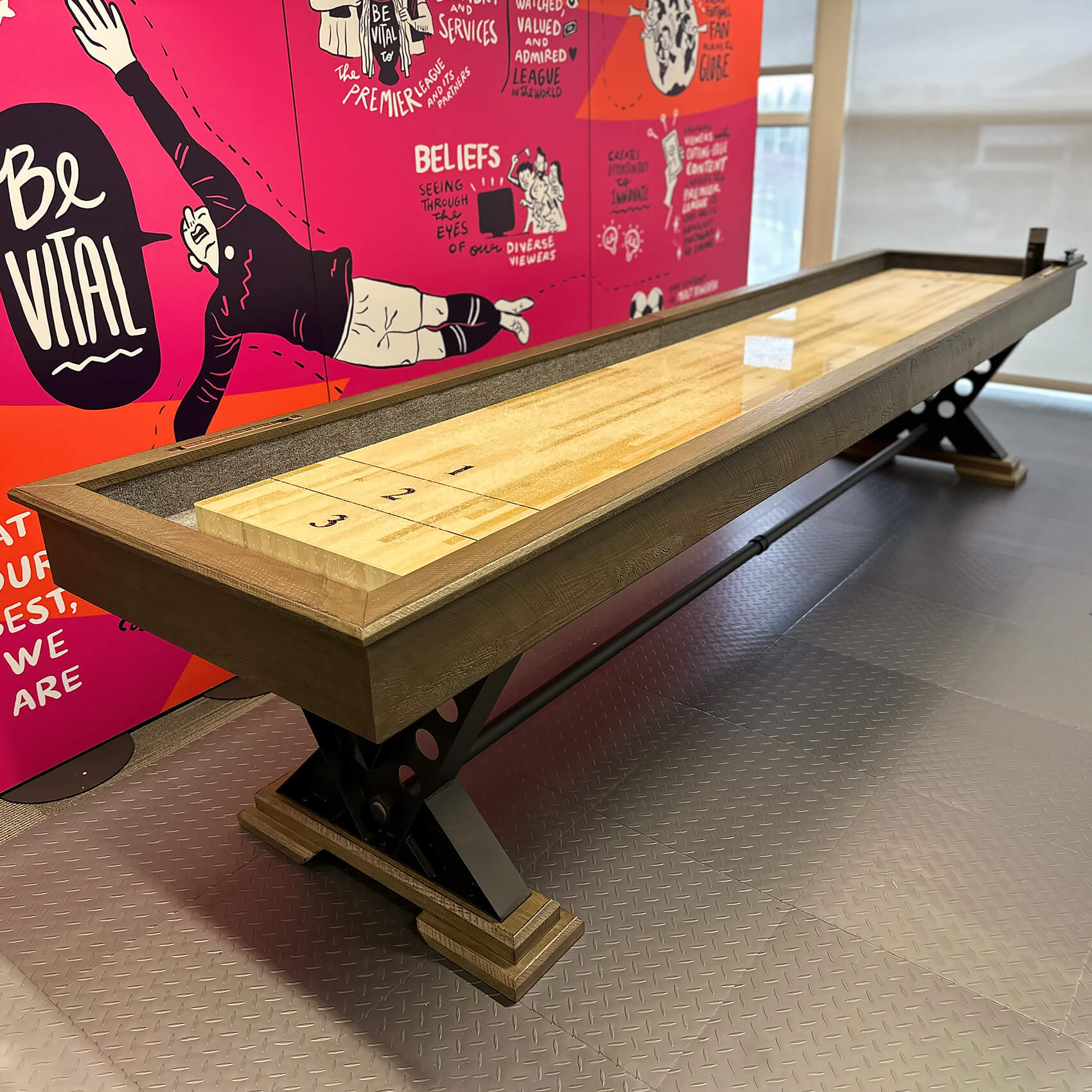 Vienna 12ft Shuffleboard Table