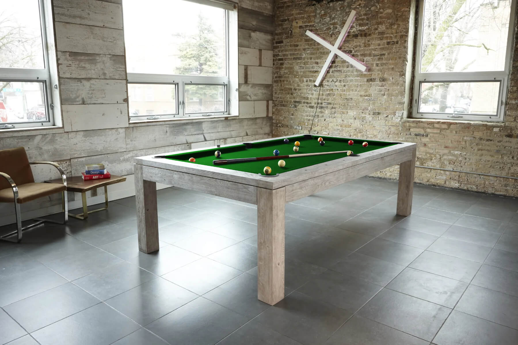 Brunswick Sanibel 8ft American Slate Bed Pool Dining Table