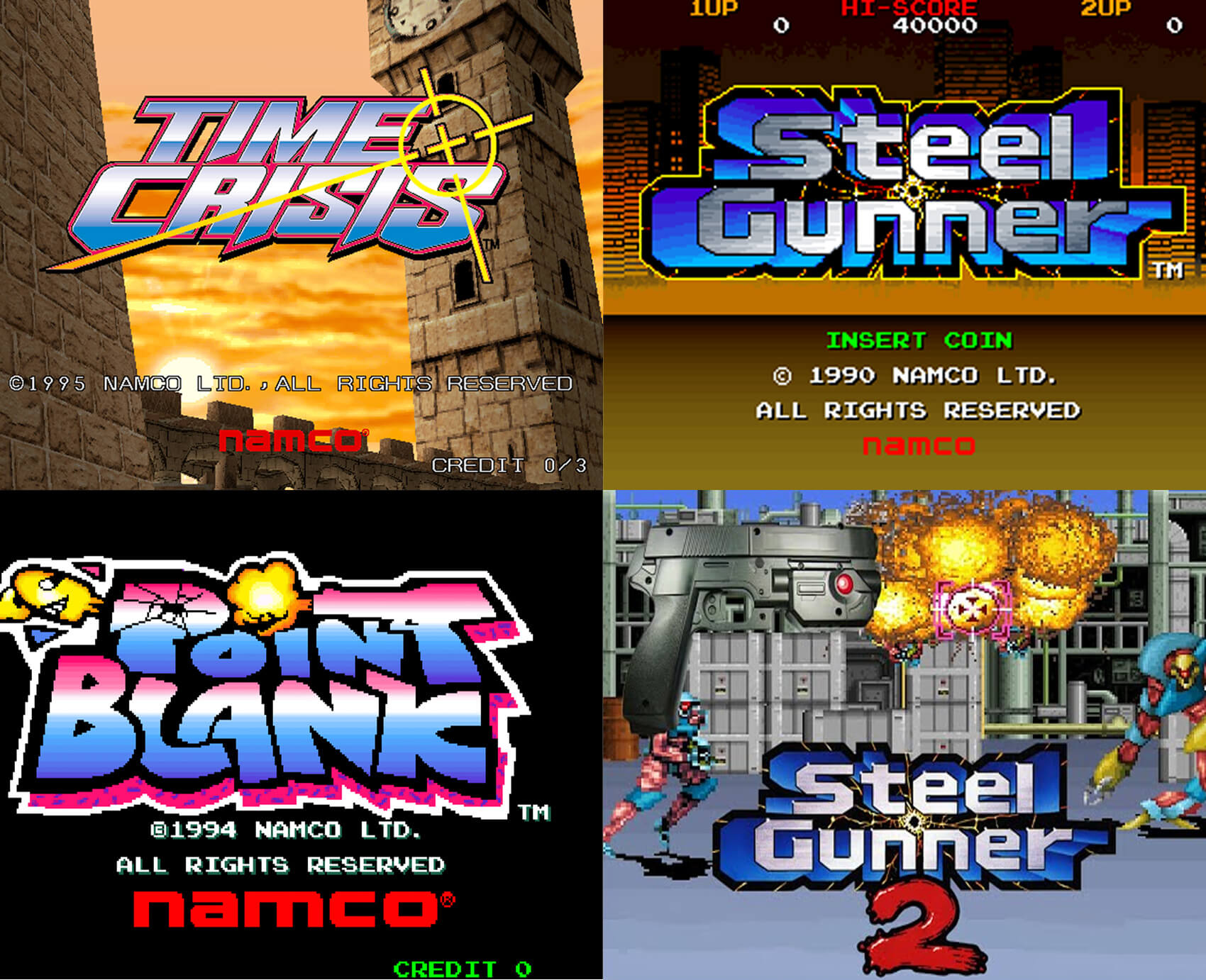 Arcade1Up Time Crisis Deluxe Multi Arcade Machine