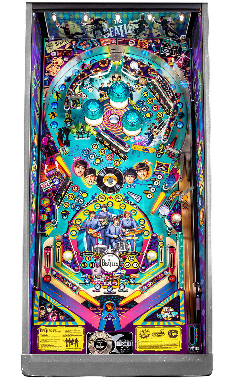 Stern The Beatles Diamond Pinball Machine
