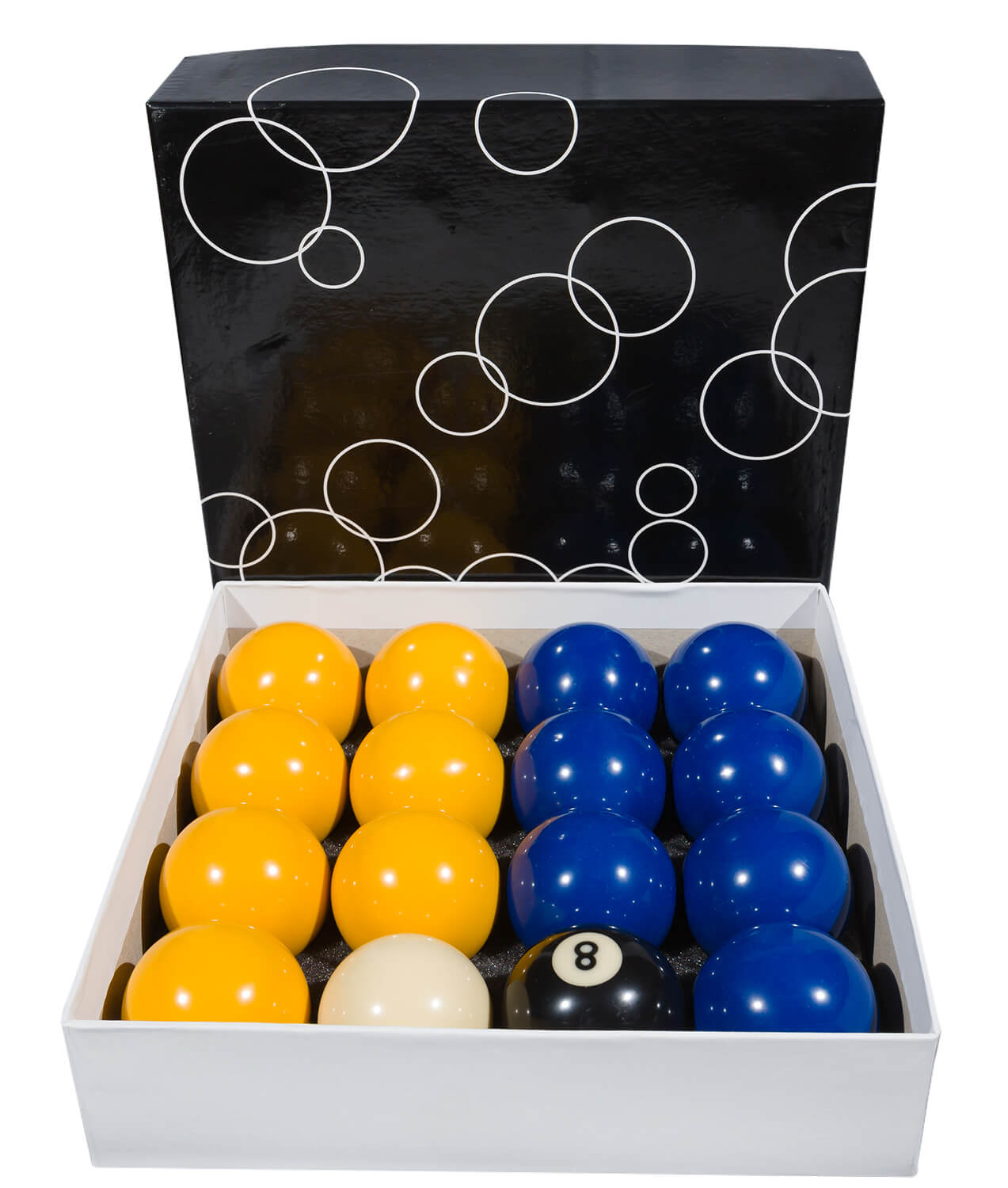 Competition 2'' Blue & Yellow Pool Ball Set
