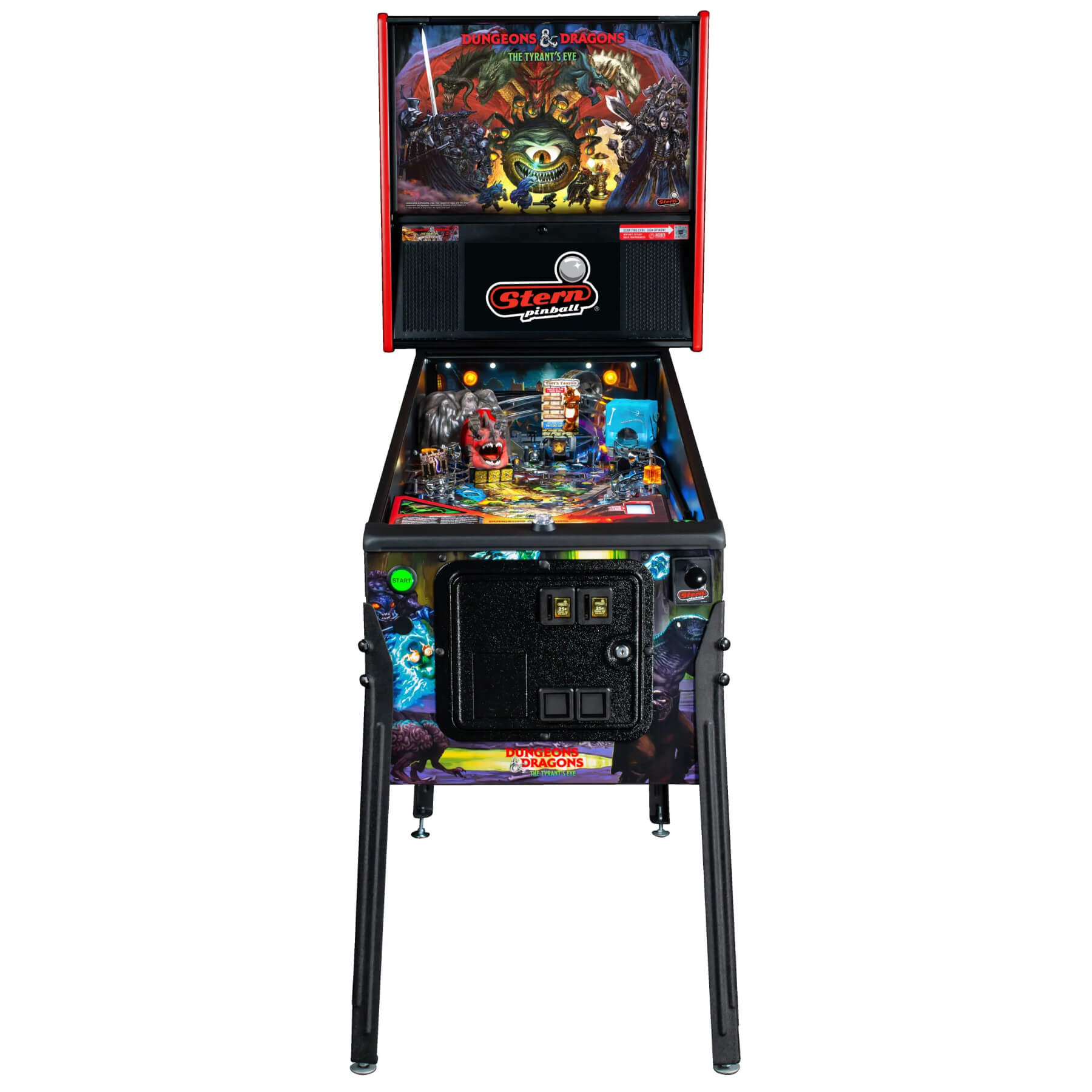 Stern Dungeons & Dragons: The Tyrant's Eye Premium Pinball Machine