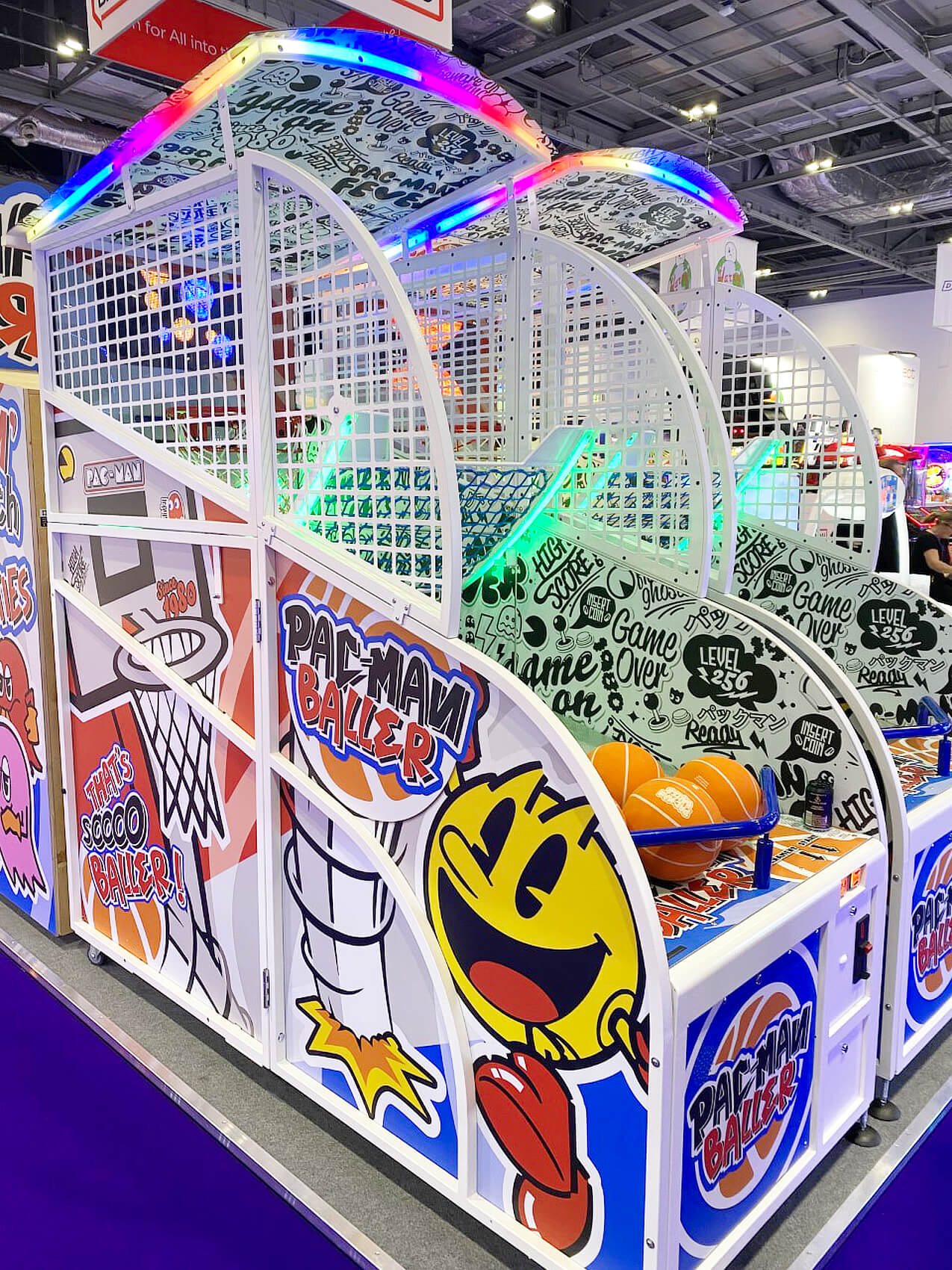 Namco Pac-Man Baller Basketball Machine