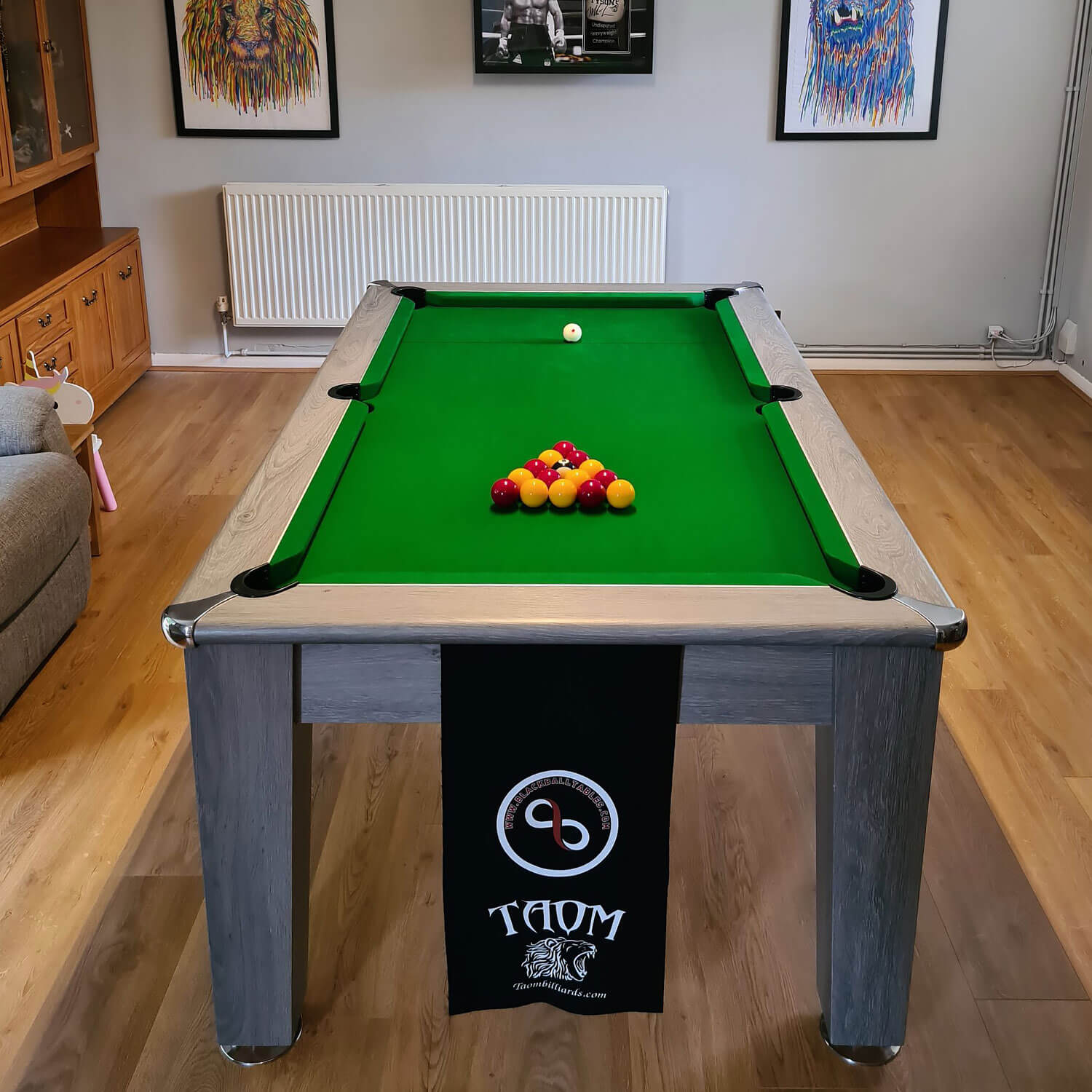 Blackball Edinburgh Slate Bed Pool Dining Table