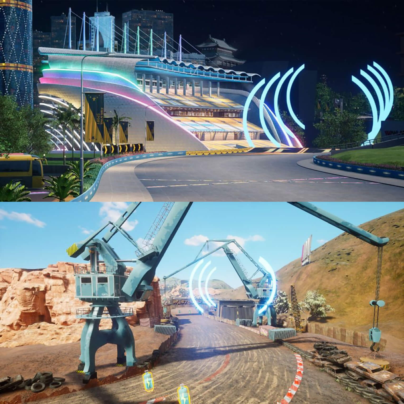 SEGA Storm Rider 2 Motion Twin Arcade Machine