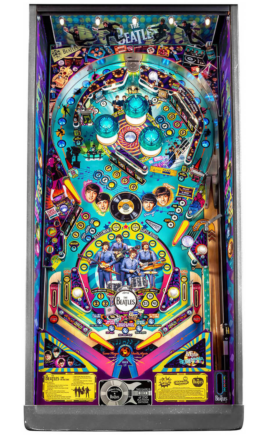 Stern The Beatles Platinum Pinball Machine