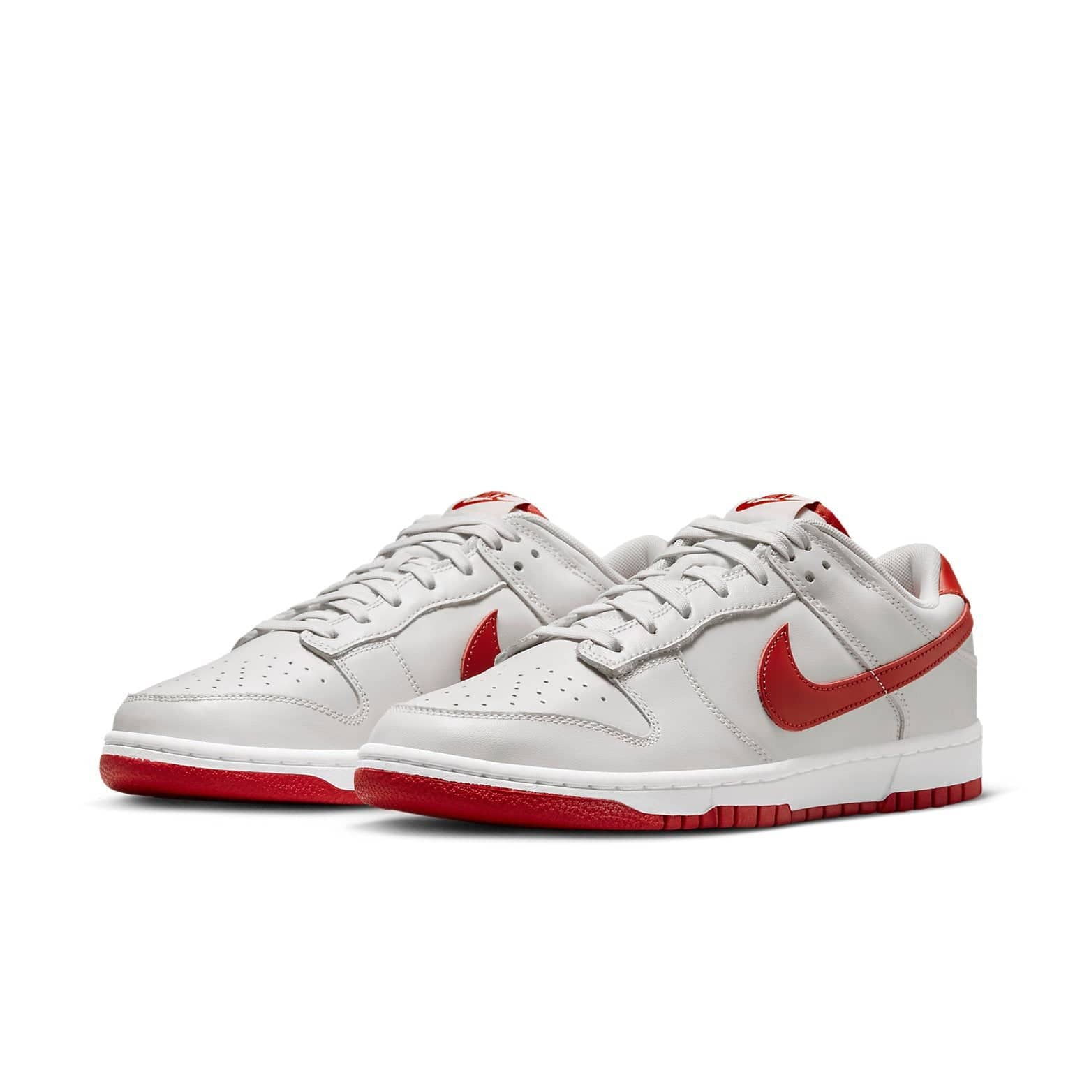 Nike Dunk Low  Vast Grey Varsity Red - Nike Dunk Low  Vast Grey Varsity Red - Yeezy Boost 350