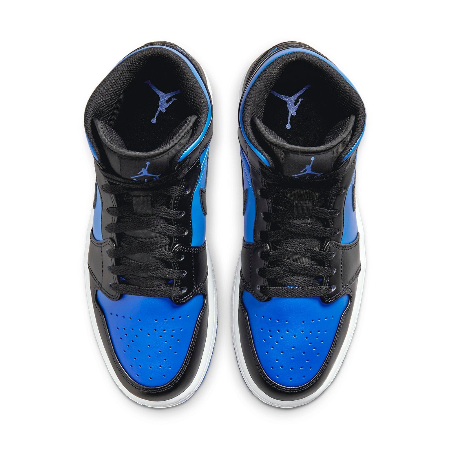 Air Jordan 1 Mid  Black Varsity Royal - Air Jordan 1 Mid  Black Varsity Royal - Yeezy Boost 350