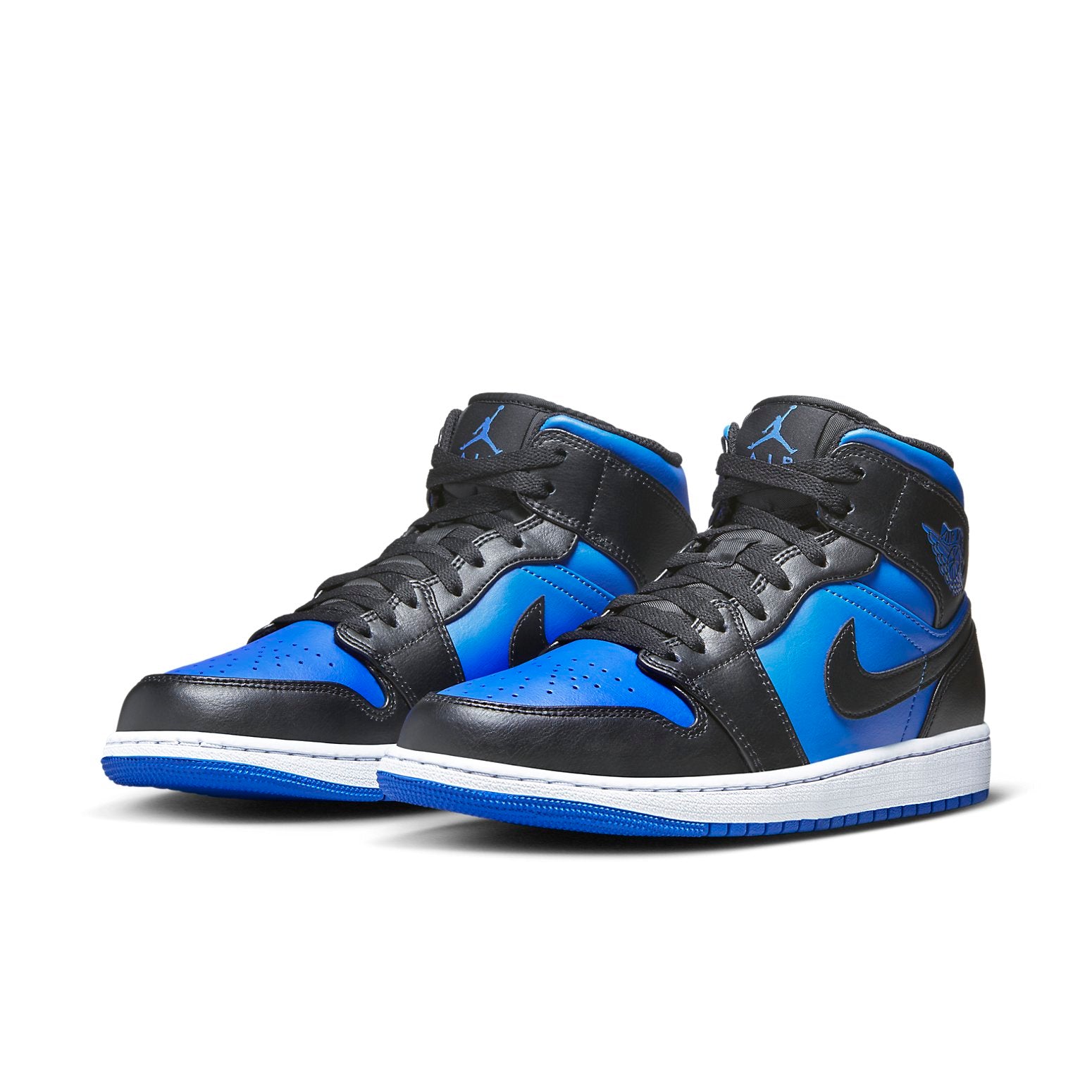 Air Jordan 1 Mid  Black Varsity Royal - Air Jordan 1 Mid  Black Varsity Royal - Yeezy Boost 350