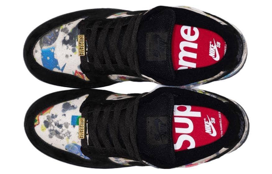 Nike x Supreme SB Dunk Low  Rammellzee - Nike x Supreme SB Dunk Low  Rammellzee - Yeezy Boost 350