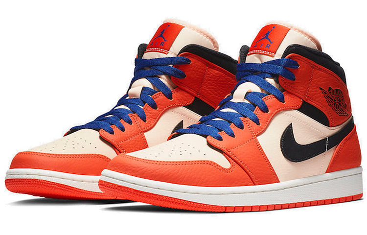 Air Jordan 1 Retro Mid SE  Team Orange - Air Jordan 1 Retro Mid SE  Team Orange - Yeezy Boost 350