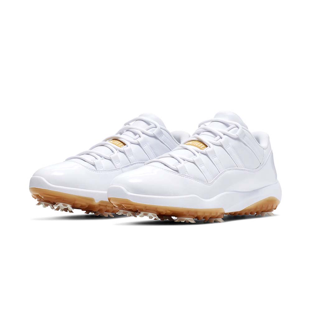 Air Jordan 11 Low Golf 'White Metallic Gold' - Air Jordan 11 Low Golf 'White Metallic Gold' - Yeezy Boost 350