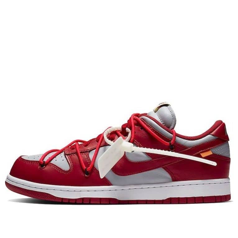 Nike x Off-White Dunk Low  University Red - Nike x Off-White Dunk Low  University Red - Yeezy Boost 350