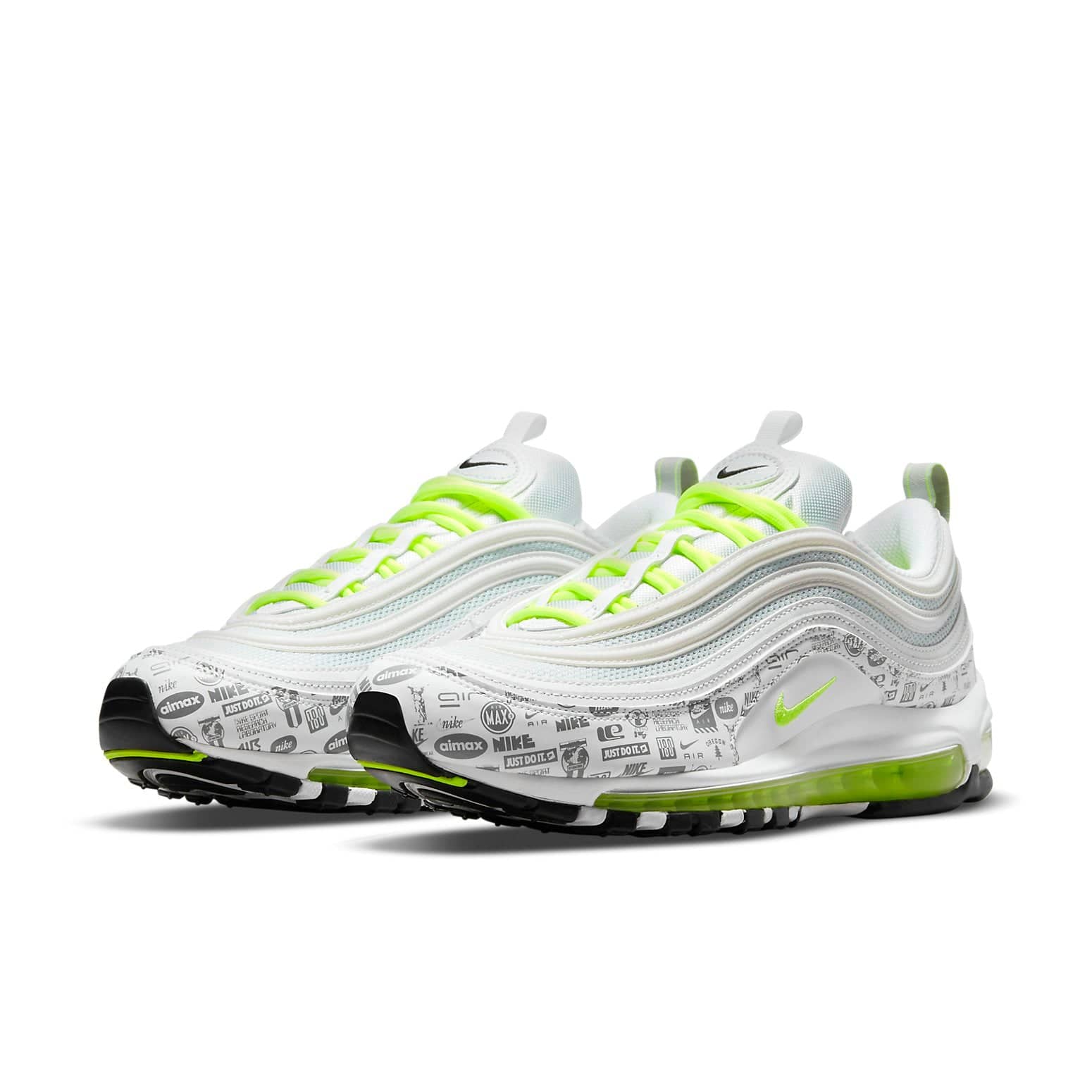 Nike Air Max 97  Reflective Logo White Volt - Nike Air Max 97  Reflective Logo White Volt - Yeezy Boost 350