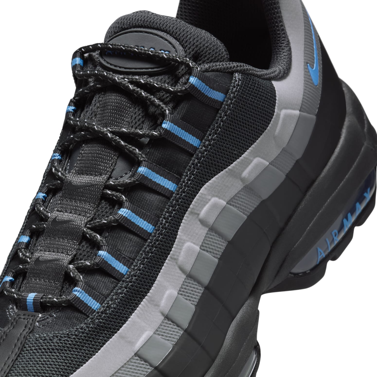 Nike Air Max 95  Ultra Black University Blue - Nike Air Max 95  Ultra Black University Blue - Yeezy Boost 350