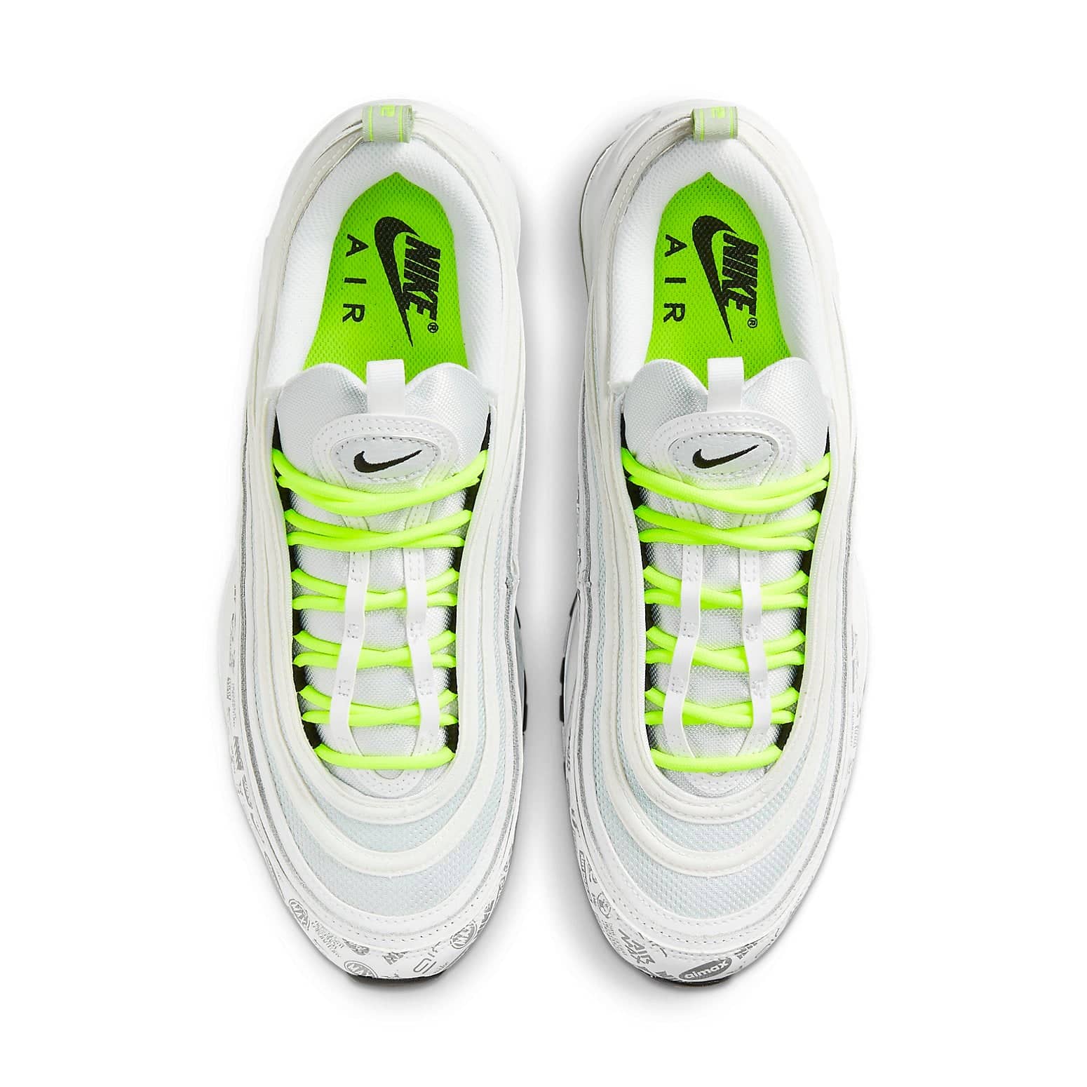 Nike Air Max 97  Reflective Logo White Volt - Nike Air Max 97  Reflective Logo White Volt - Yeezy Boost 350
