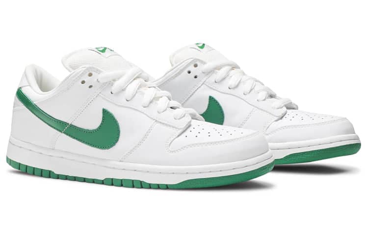 Nike Dunk Low Pro SB  White Classic Green - Nike Dunk Low Pro SB  White Classic Green - Yeezy Boost 350